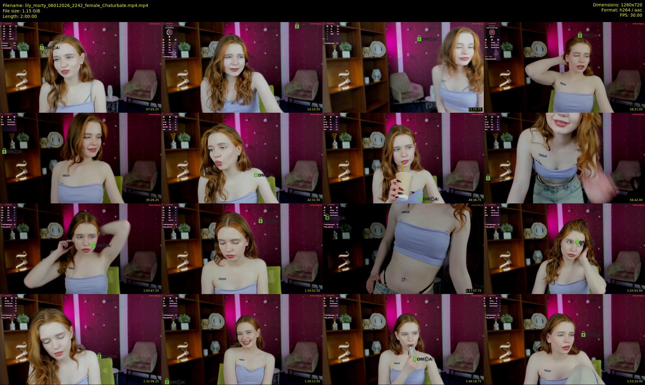 lily_morty — 120 minute Chaturbate couple cam show recording, 720p, Jan 6, 2026