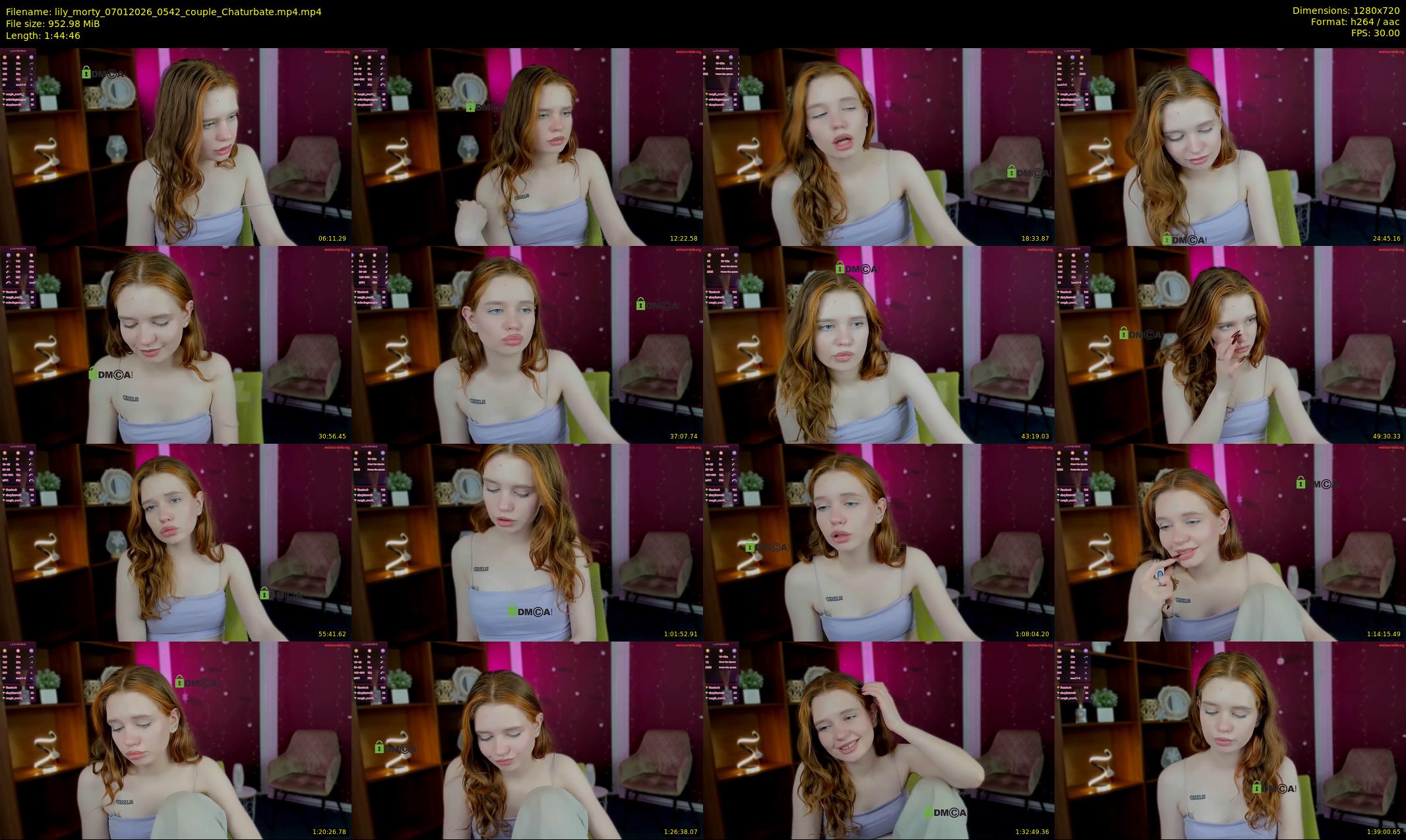 lily_morty — 105 minute Chaturbate couple cam show recording, 720p, Jan 7, 2026