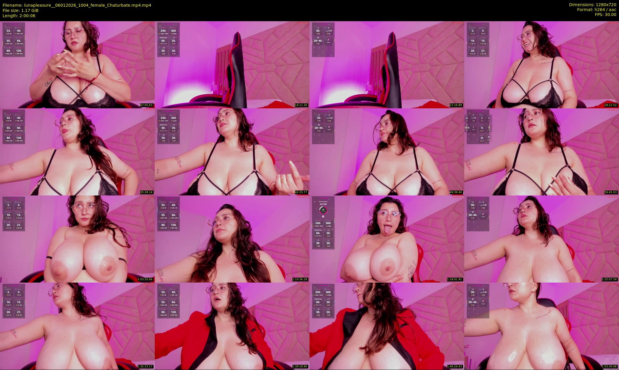lunapleasure_ — 121 minute Chaturbate female cam show recording, 720p, Jan 6, 2026