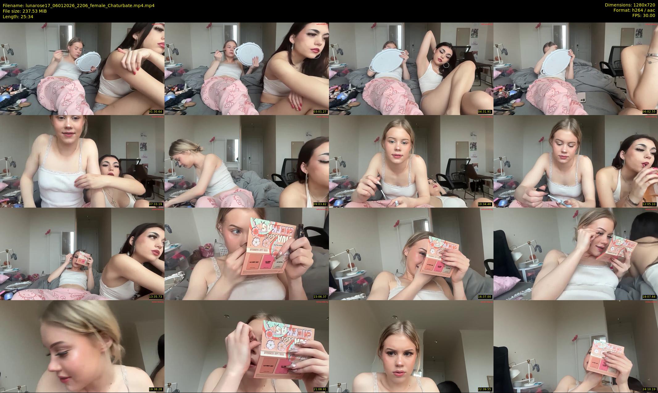 lunarose17 — 26 minute Chaturbate female cam show recording, 720p, Jan 6, 2026