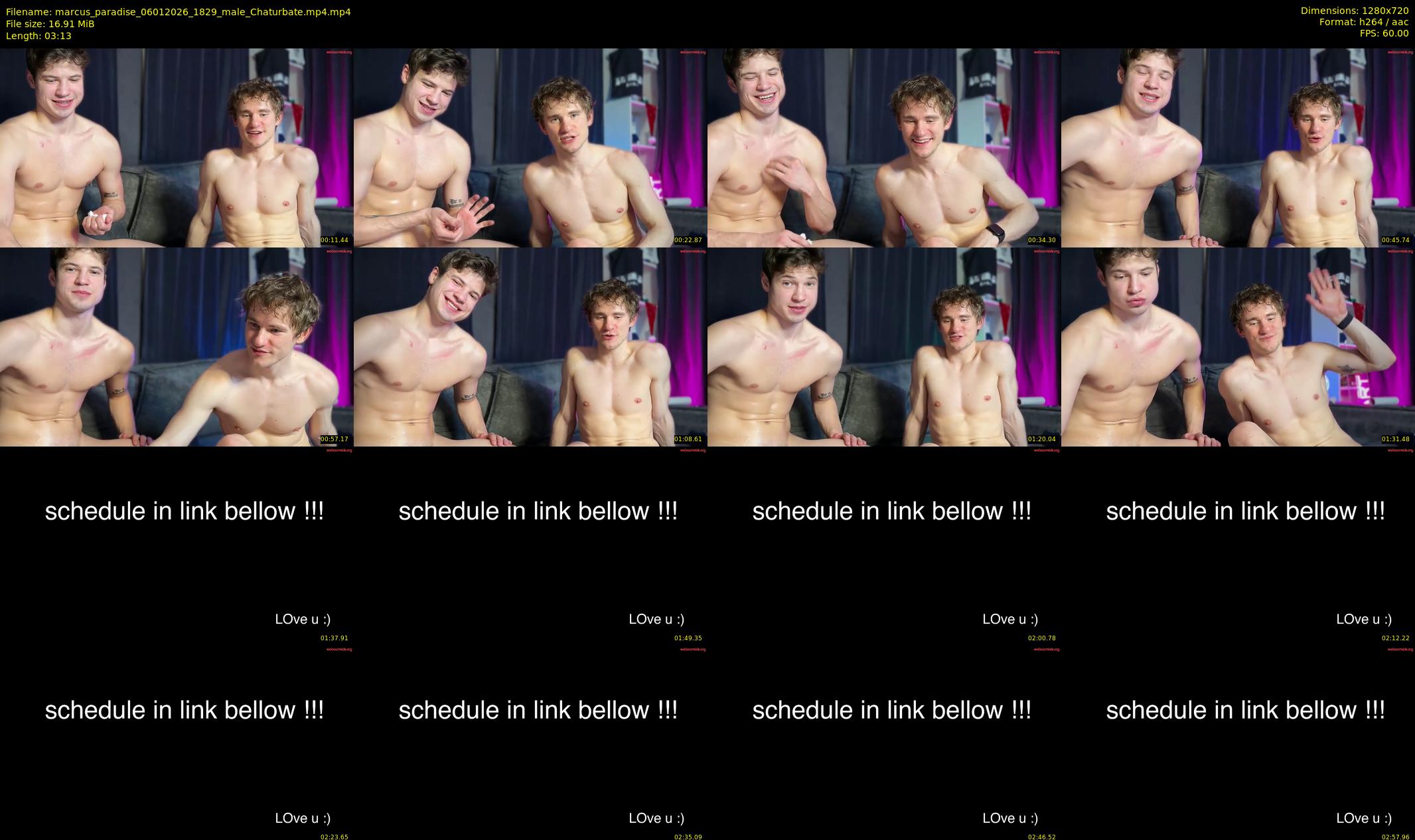 marcus_paradise — 4 minute Chaturbate male cam show recording, 720p, Jan 6, 2026