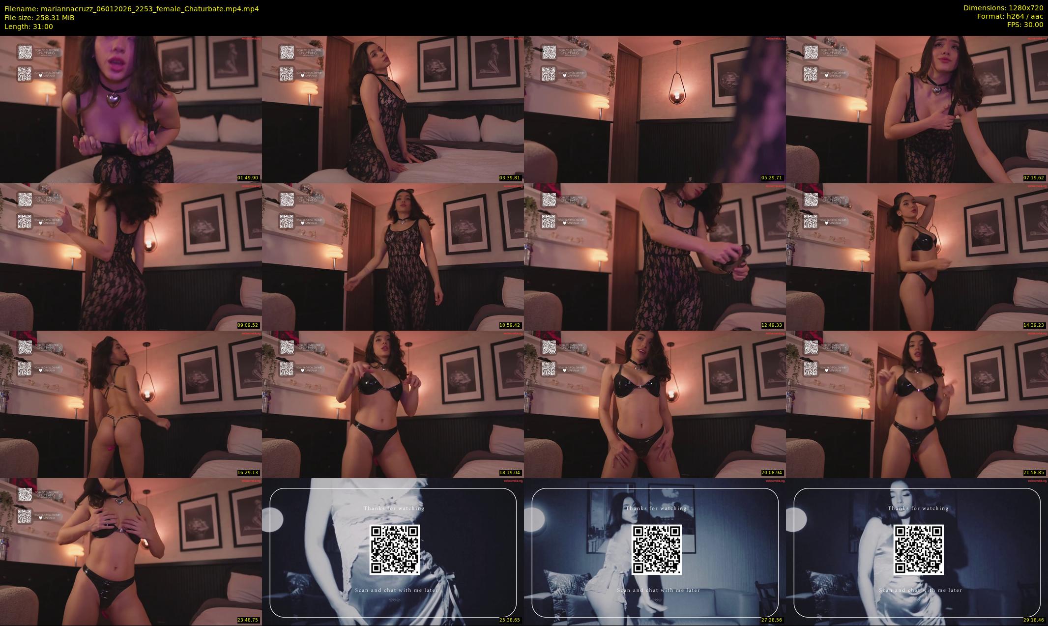mariannacruzz — 31 minute Chaturbate female cam show recording, 720p, Jan 6, 2026
