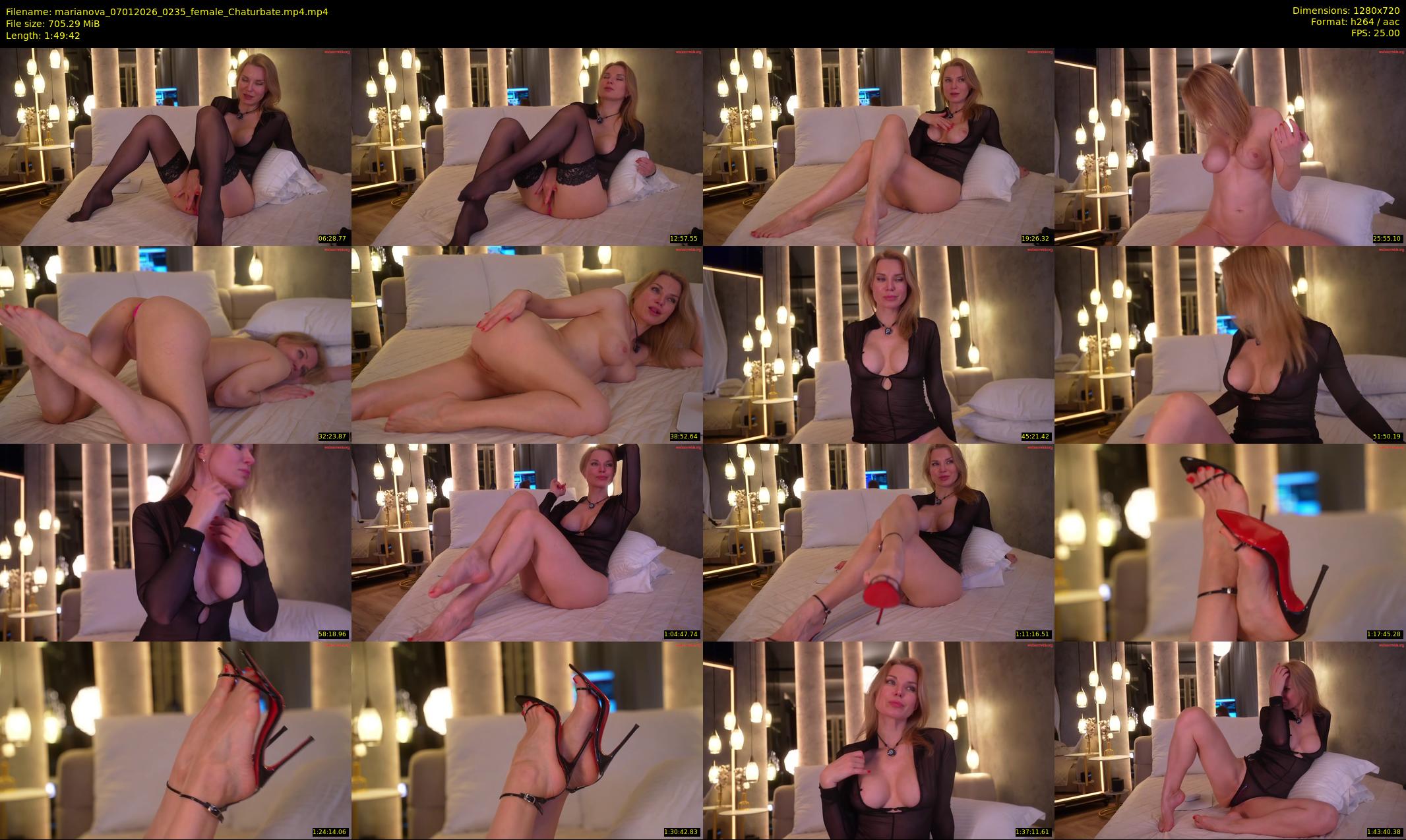 marianova — 110 minute Chaturbate female cam show recording, 720p, Jan 7, 2026