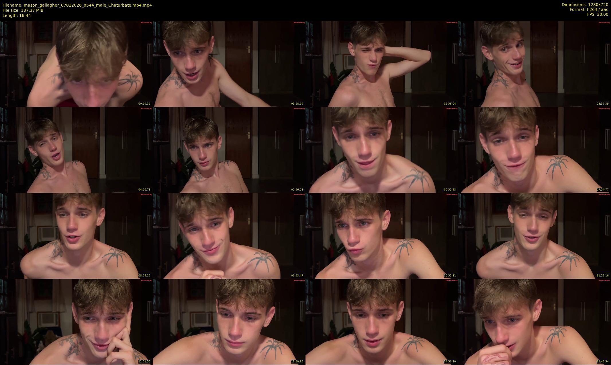 mason_gallagher — 17 minute Chaturbate male cam show recording, 720p, Jan 7, 2026
