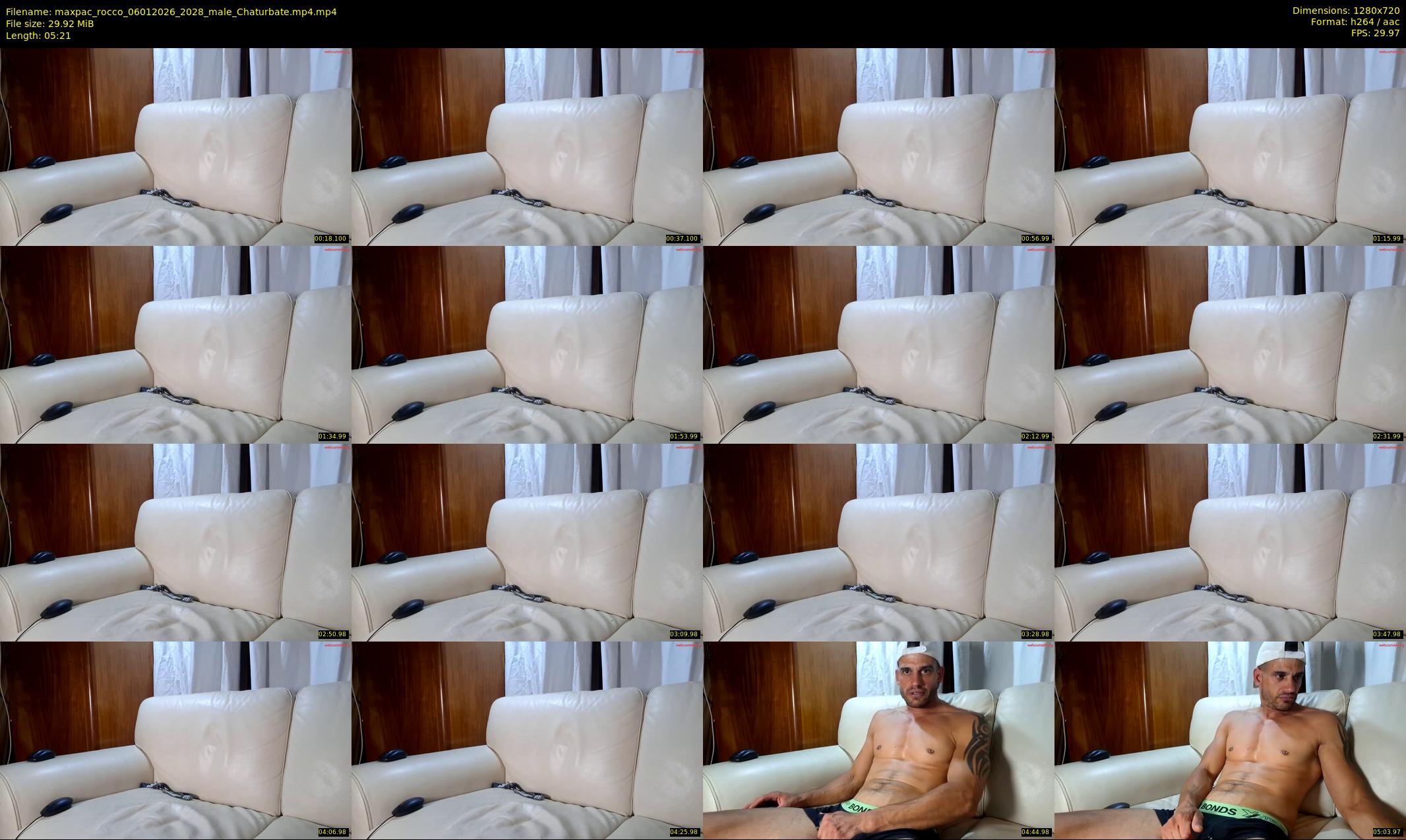 maxpac_rocco — 6 minute Chaturbate male cam show recording, 720p, Jan 6, 2026