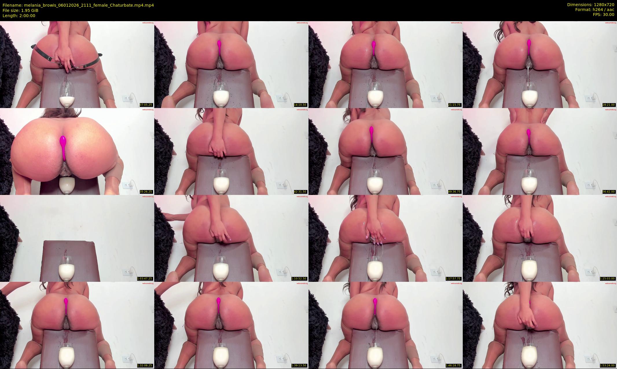 melania_browis — 120 minute Chaturbate female cam show recording, 720p, Jan 6, 2026