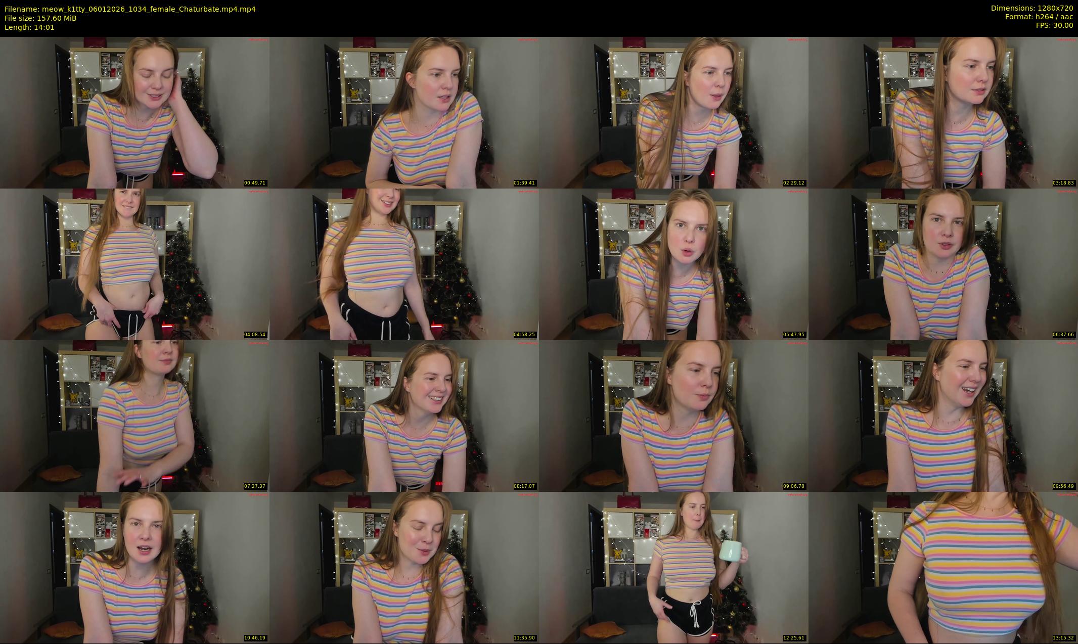 meow_k1tty — 15 minute Chaturbate female cam show recording, 720p, Jan 6, 2026