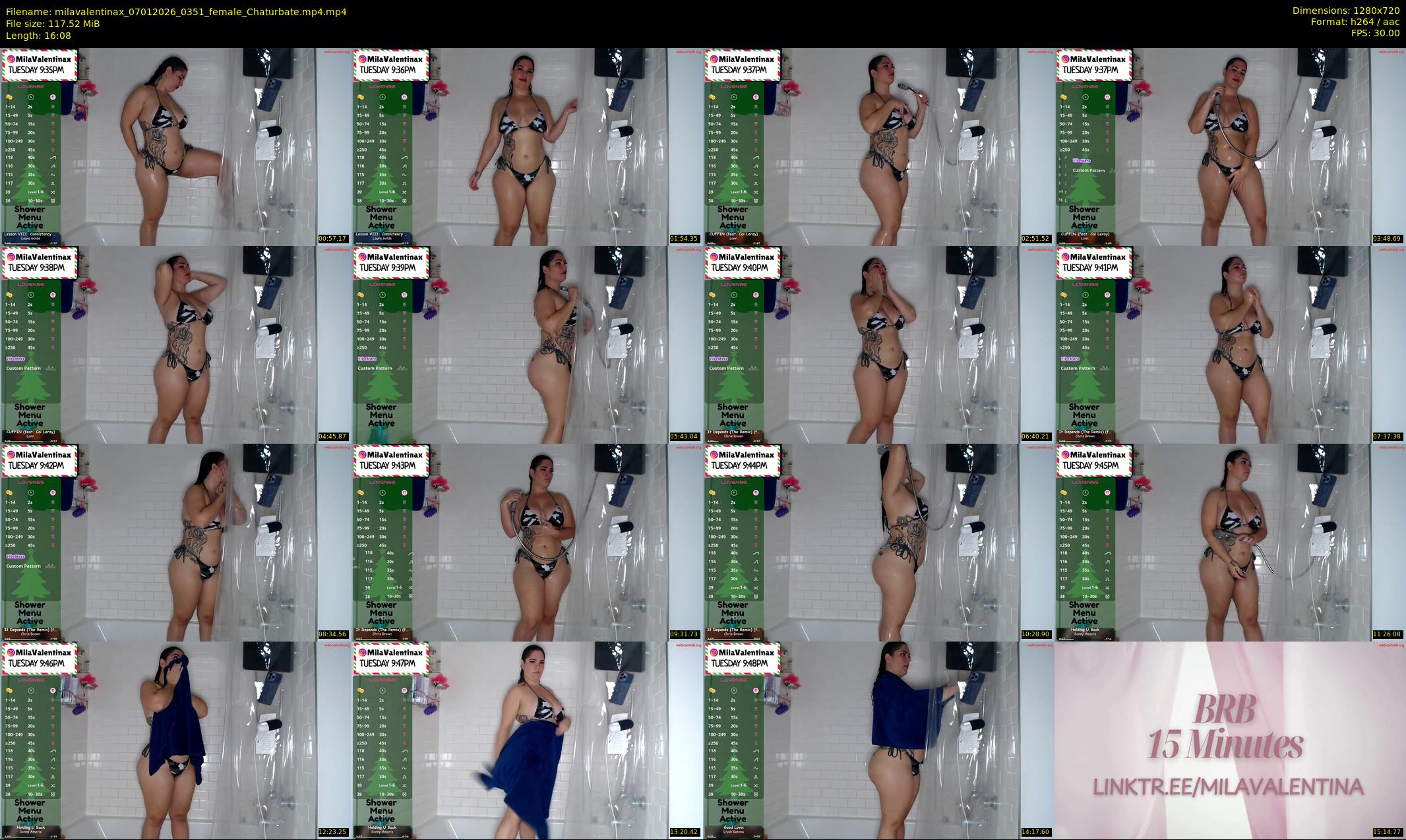 milavalentinax — 17 minute Chaturbate female cam show recording, 720p, Jan 7, 2026