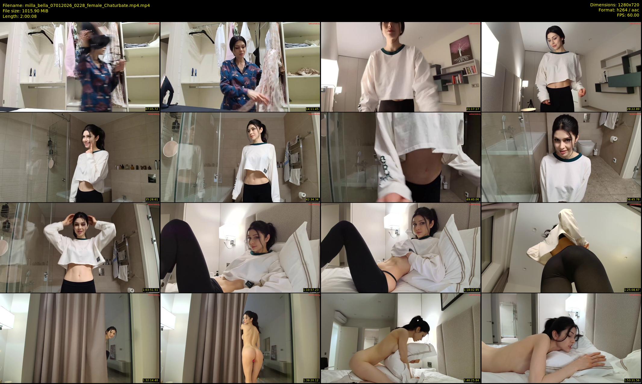 milla_bella — 121 minute Chaturbate female cam show recording, 720p, Jan 7, 2026