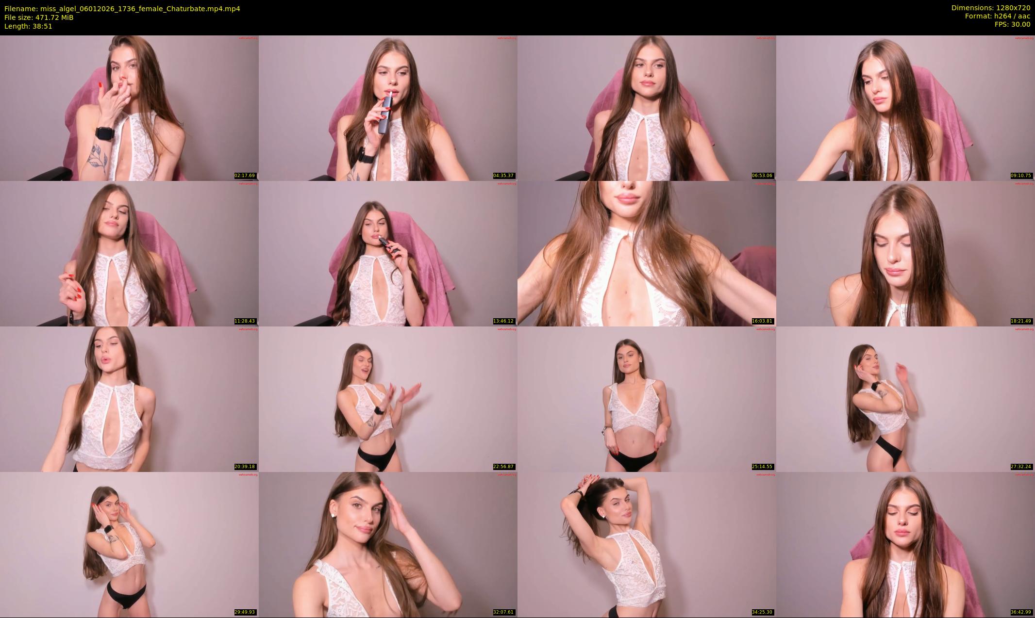 miss_algel — 39 minute Chaturbate female cam show recording, 720p, Jan 6, 2026
