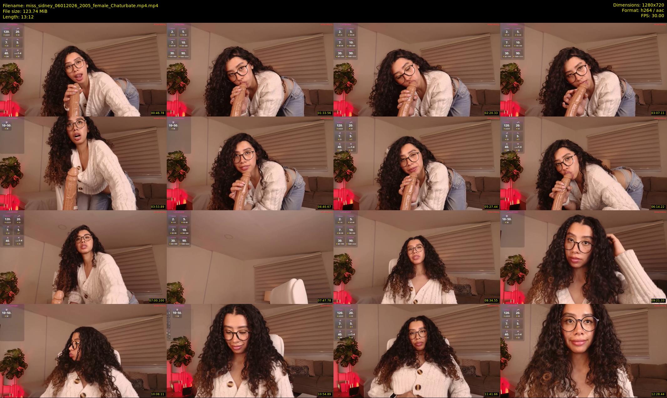 miss_sidney — 14 minute Chaturbate female cam show recording, 720p, Jan 6, 2026