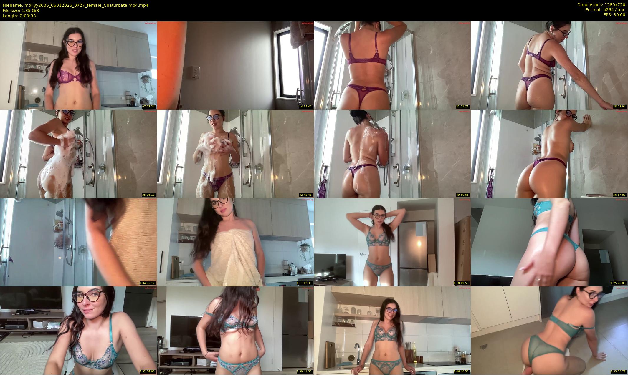 mollyy2006 — 121 minute Chaturbate female cam show recording, 720p, Jan 6, 2026