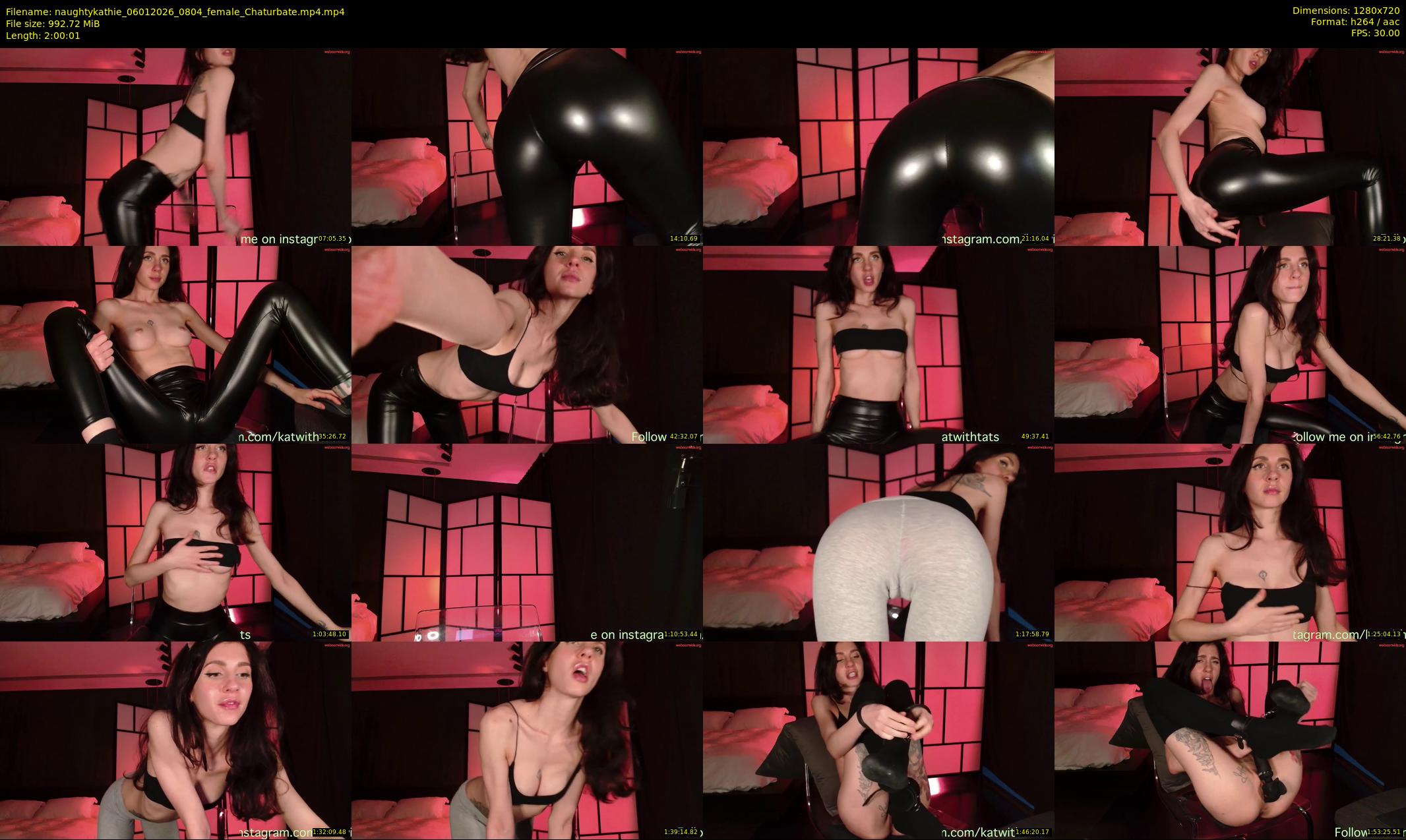 naughtykathie — 121 minute Chaturbate female cam show recording, 720p, Jan 6, 2026