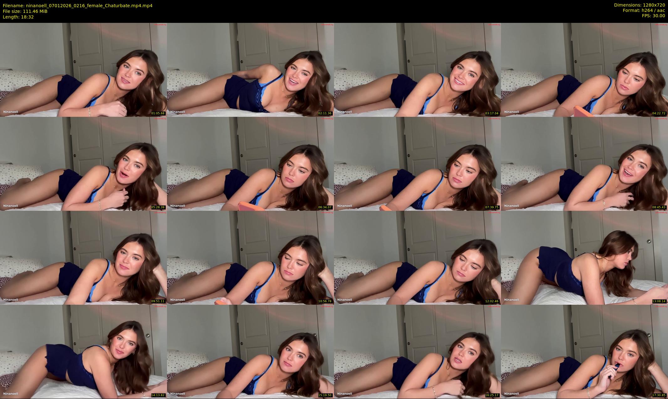 ninanoell — 19 minute Chaturbate female cam show recording, 720p, Jan 7, 2026