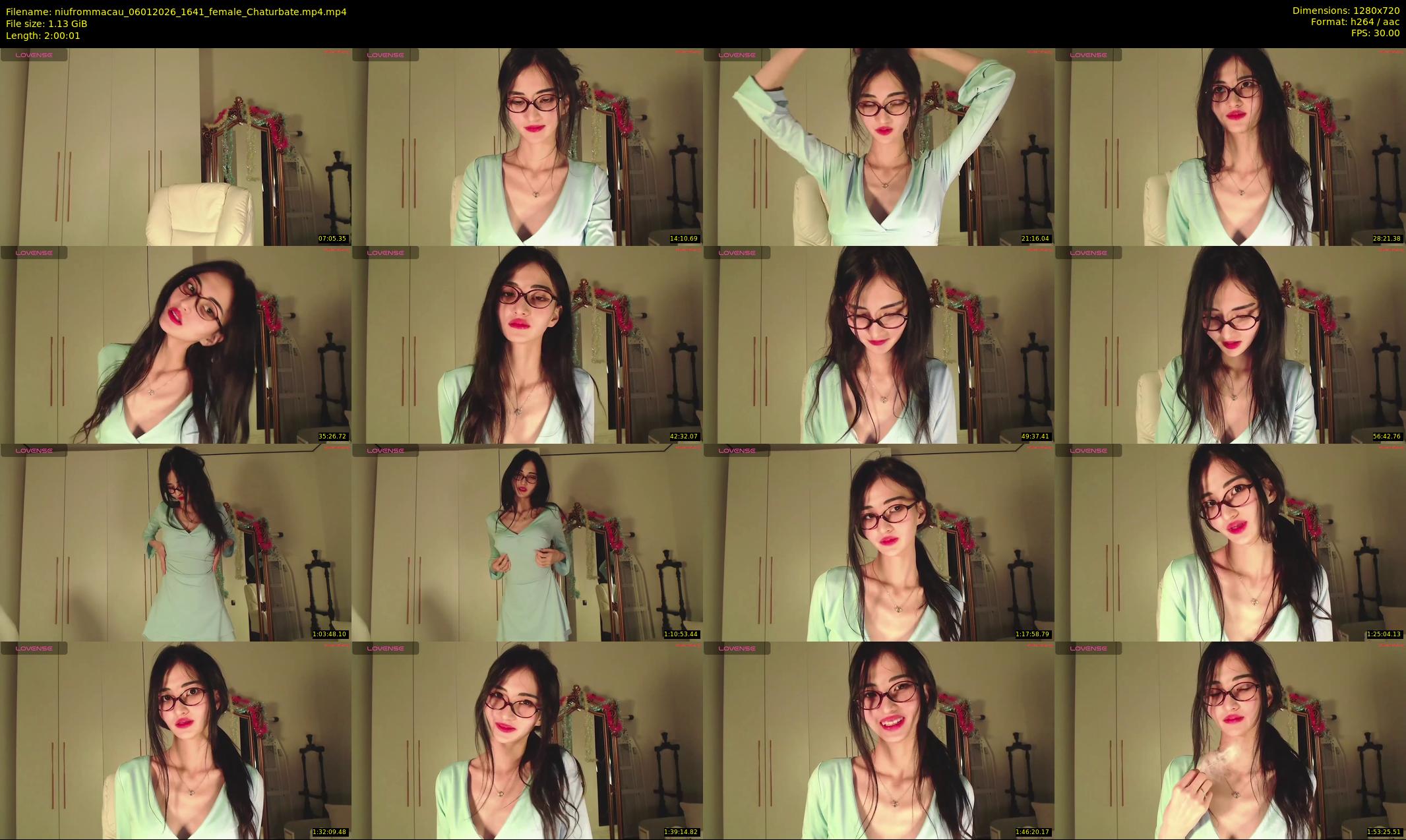 niufrommacau — 121 minute Chaturbate female cam show recording, 720p, Jan 6, 2026