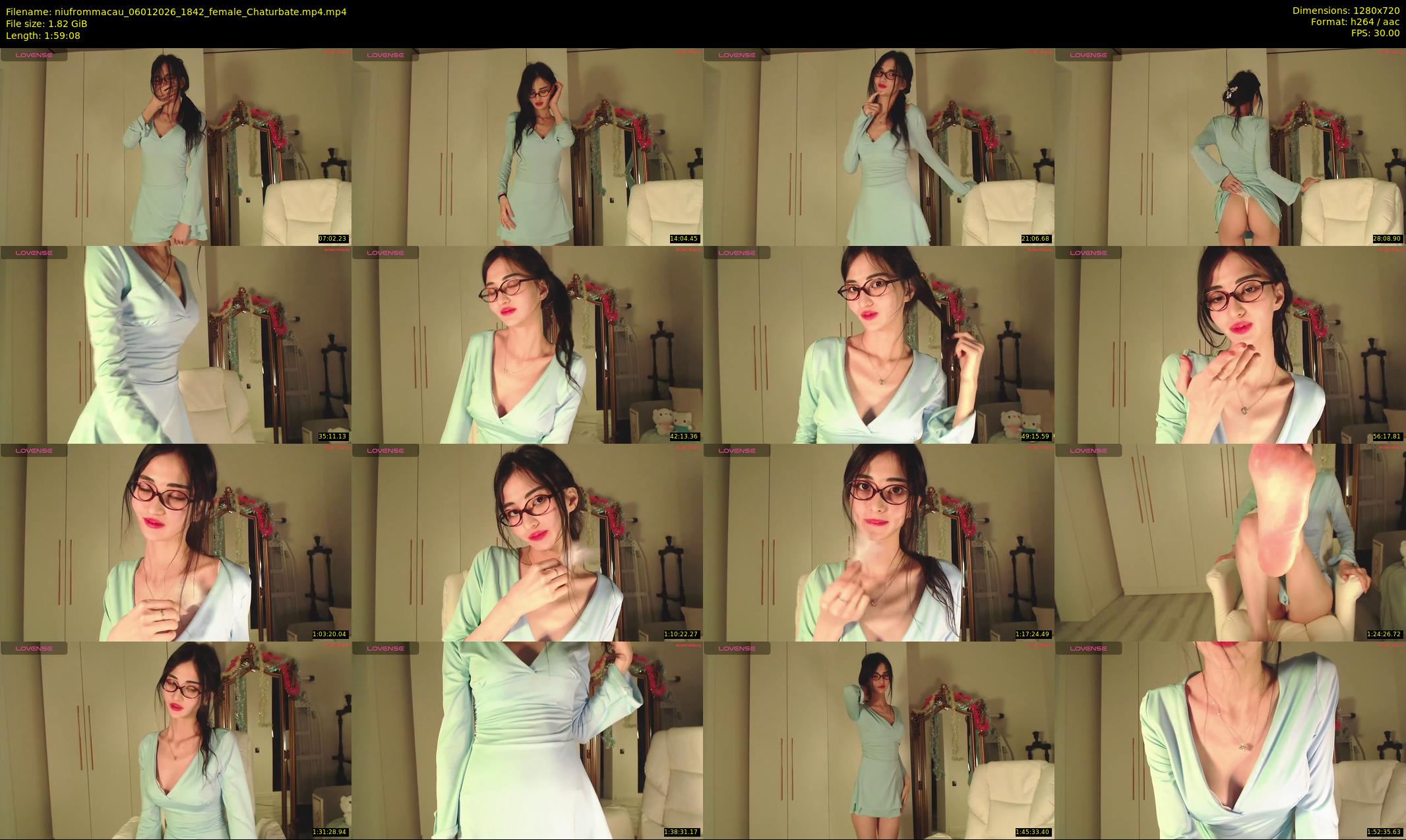 niufrommacau — 120 minute Chaturbate female cam show recording, 720p, Jan 6, 2026