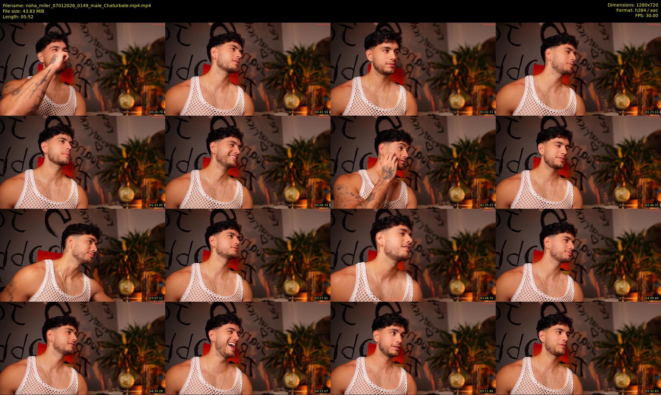 noha_miler — 6 minute Chaturbate male cam show recording, 720p, Jan 7, 2026