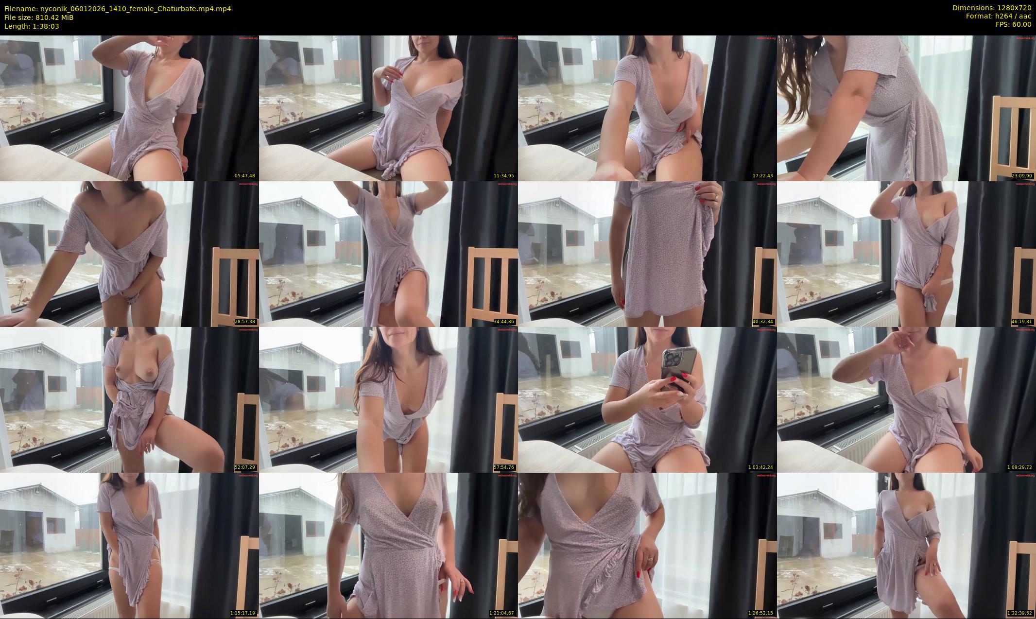 nyconik — 99 minute Chaturbate female cam show recording, 720p, Jan 6, 2026