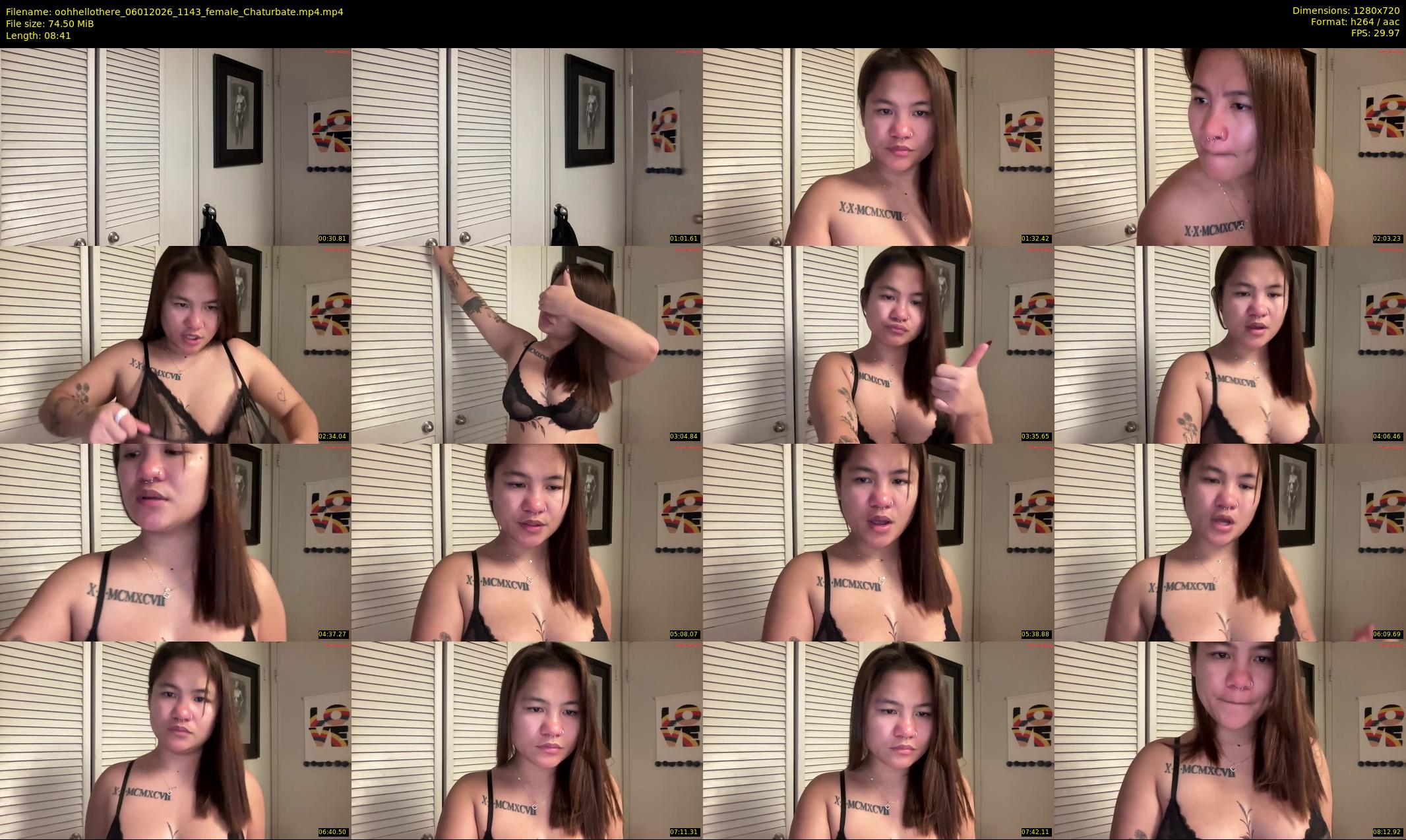 oohhellothere — 9 minute Chaturbate female cam show recording, 720p, Jan 6, 2026