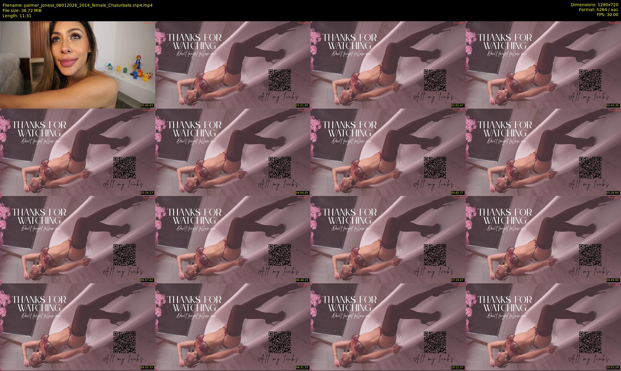 palmer_joness — 12 minute Chaturbate female cam show recording, 720p, Jan 6, 2026