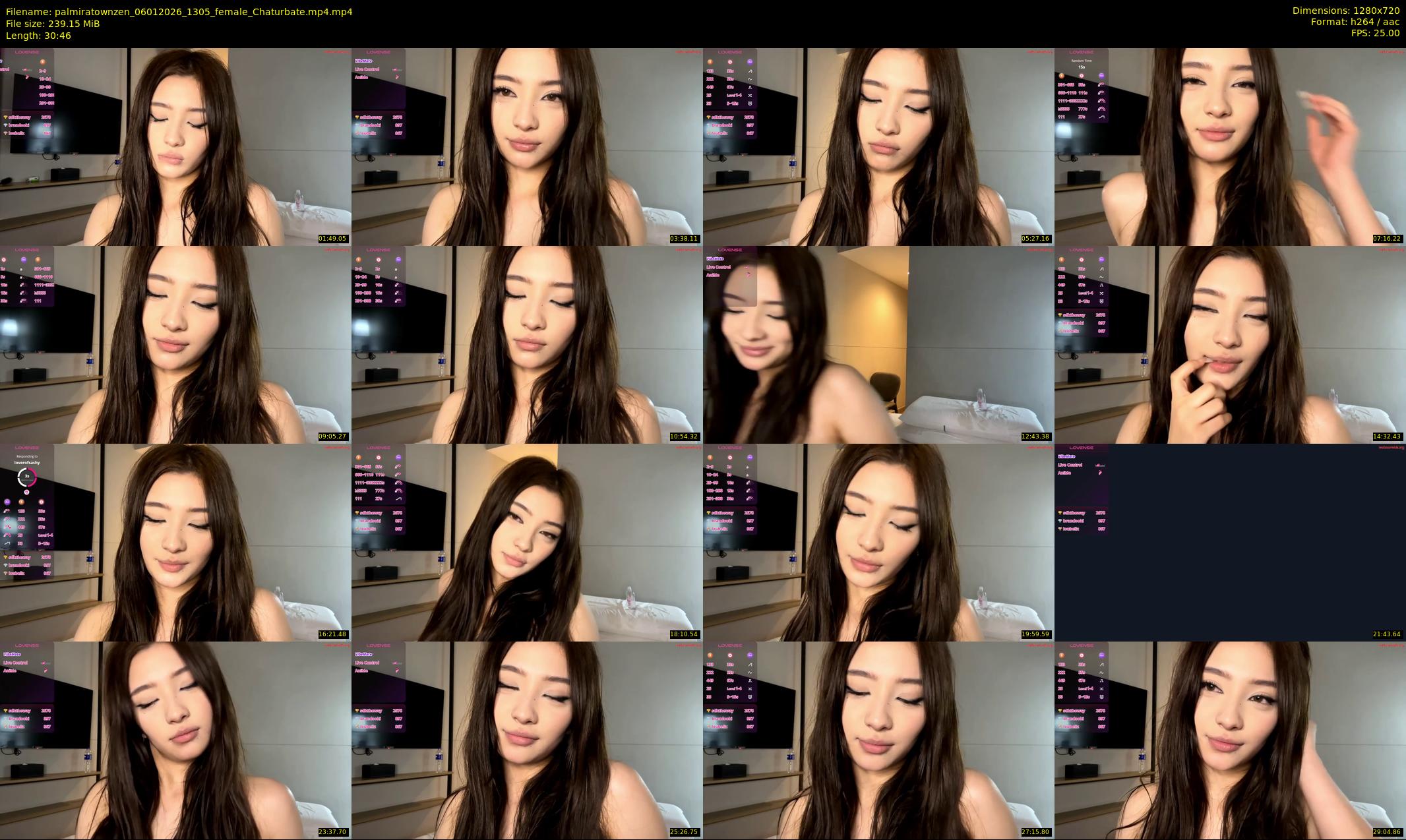 palmiratownzen — 31 minute Chaturbate female cam show recording, 720p, Jan 6, 2026