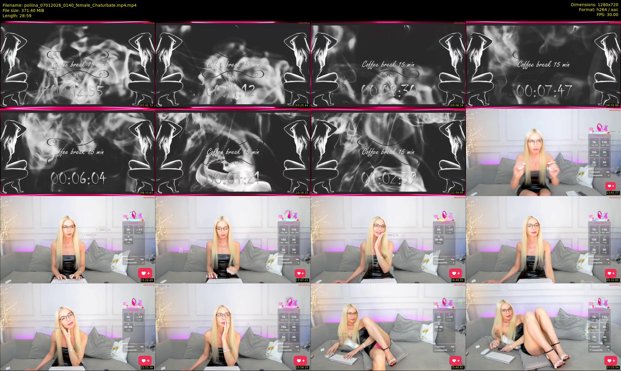 poliina — 29 minute Chaturbate female cam show recording, 720p, Jan 7, 2026
