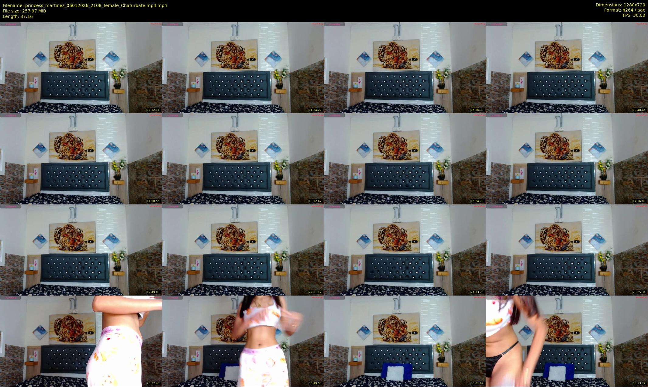 princess_martinez — 38 minute Chaturbate female cam show recording, 720p, Jan 6, 2026