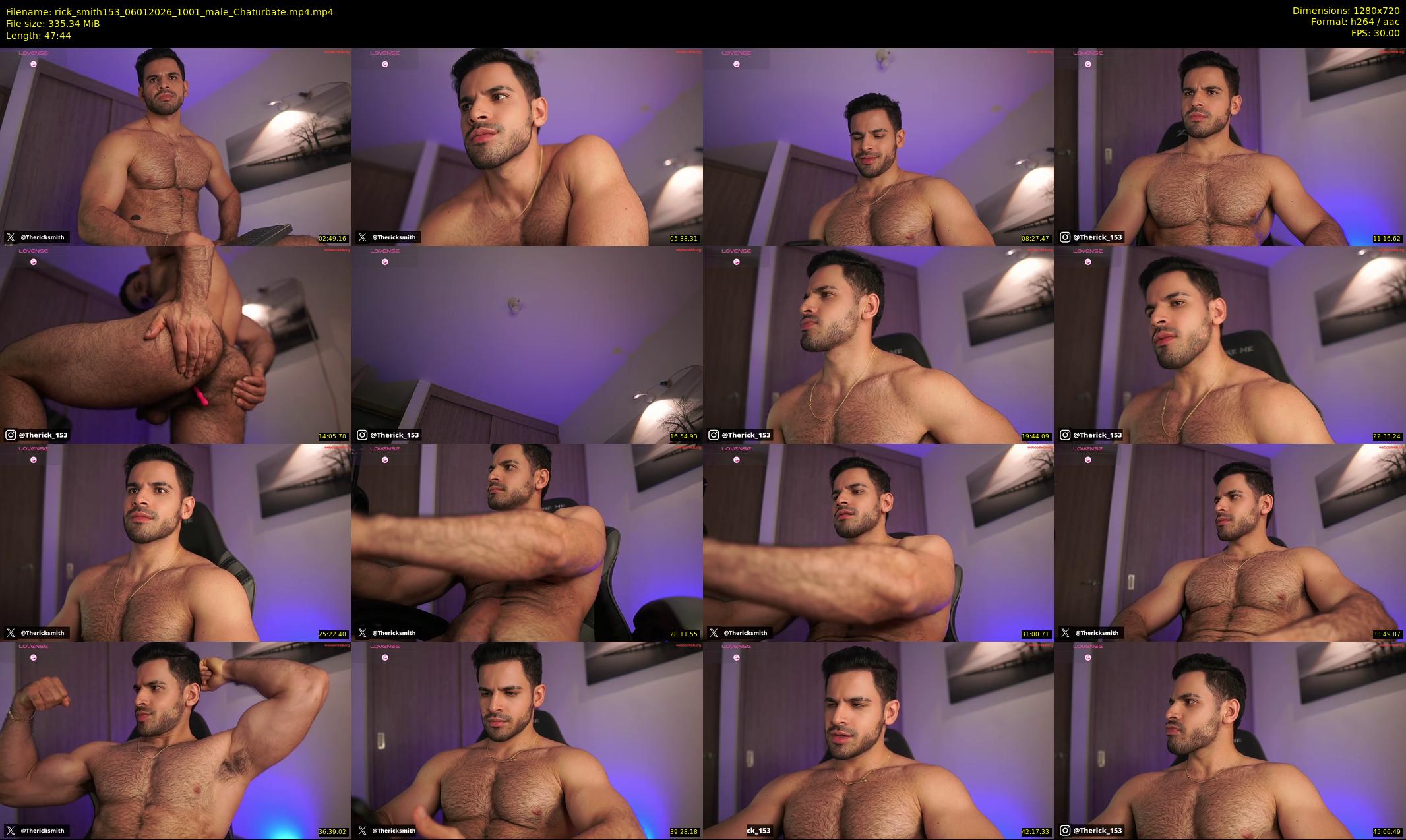 rick_smith153 — 48 minute Chaturbate male cam show recording, 720p, Jan 6, 2026