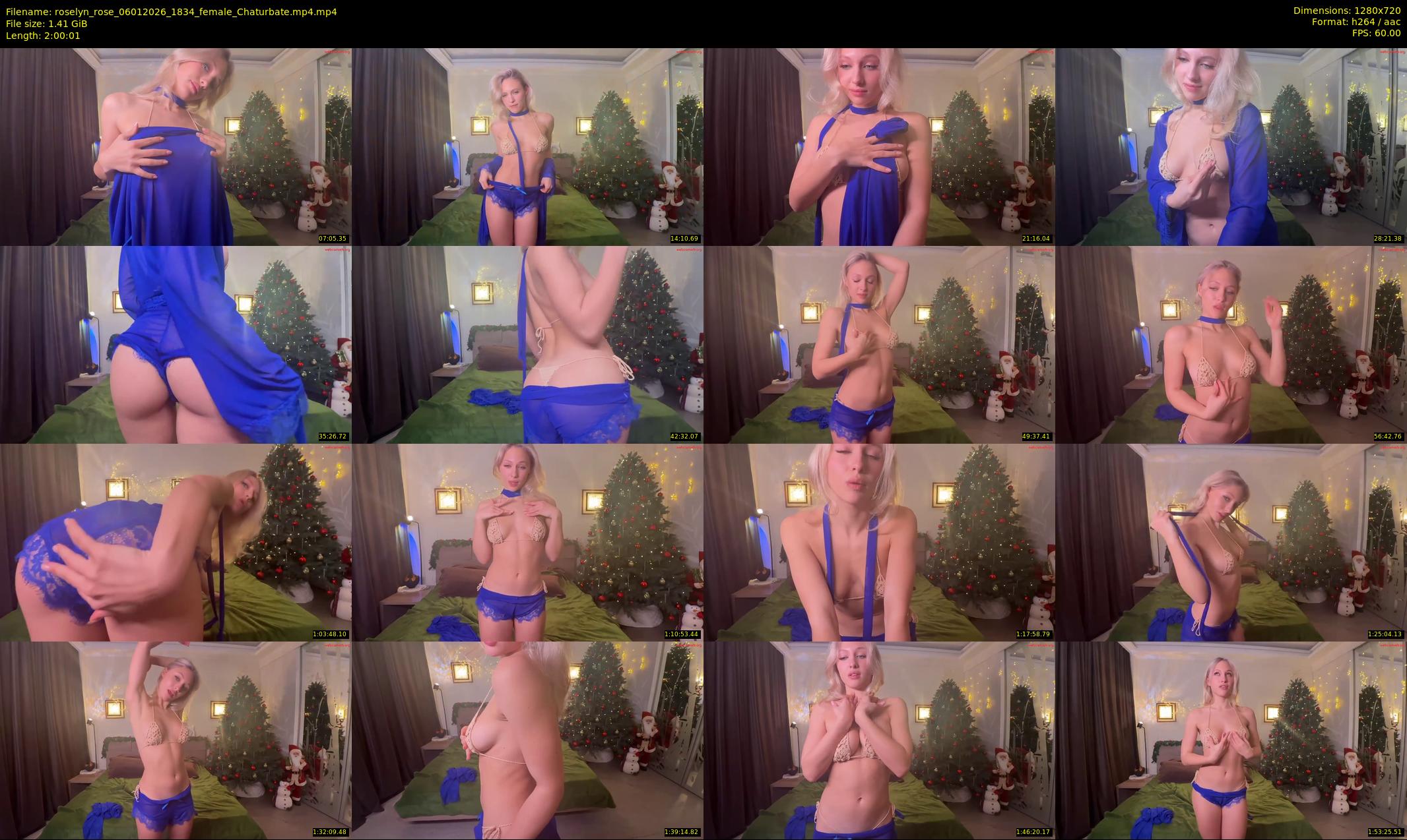 roselyn_rose — 121 minute Chaturbate female cam show recording, 720p, Jan 6, 2026