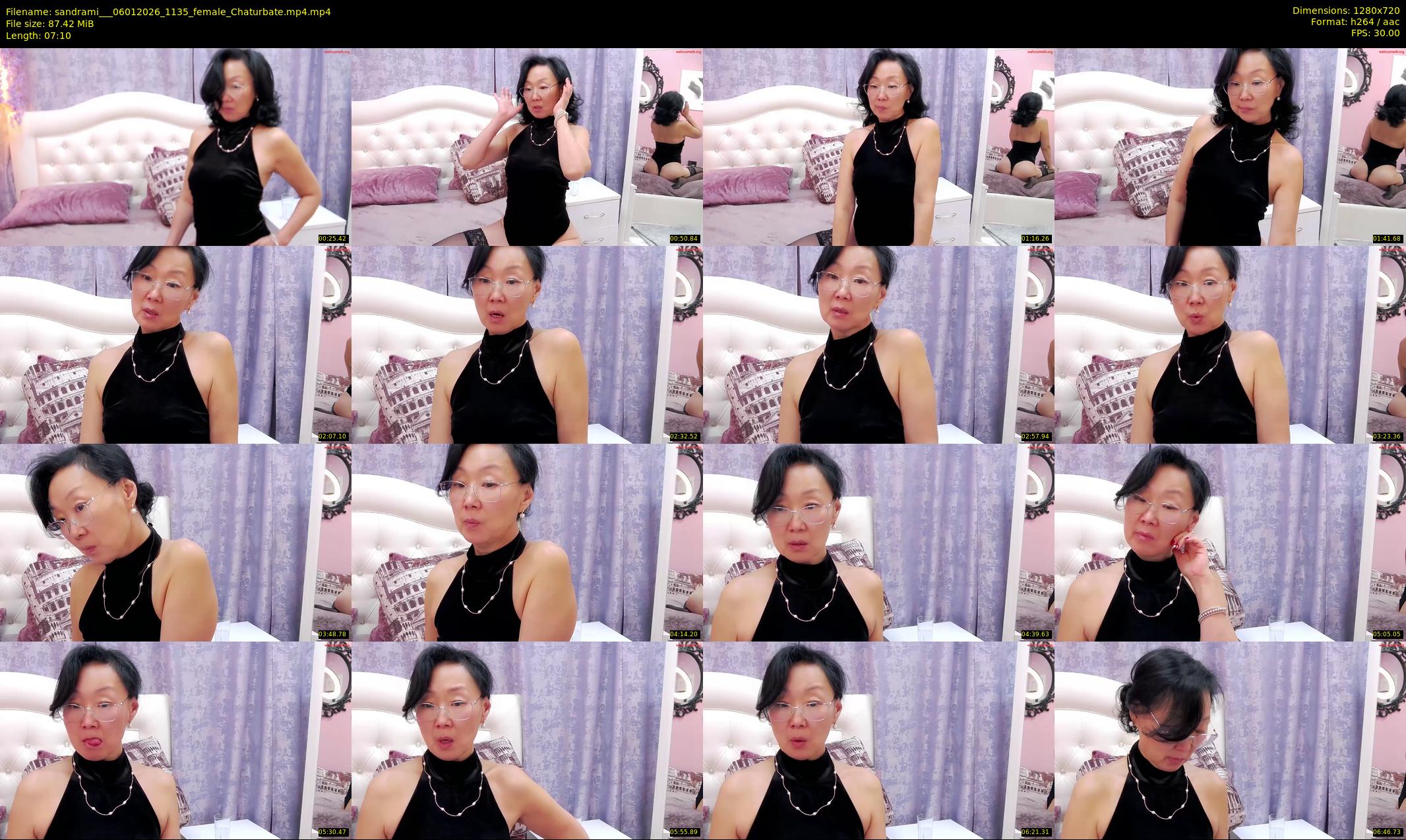 sandrami__ — 8 minute Chaturbate female cam show recording, 720p, Jan 6, 2026