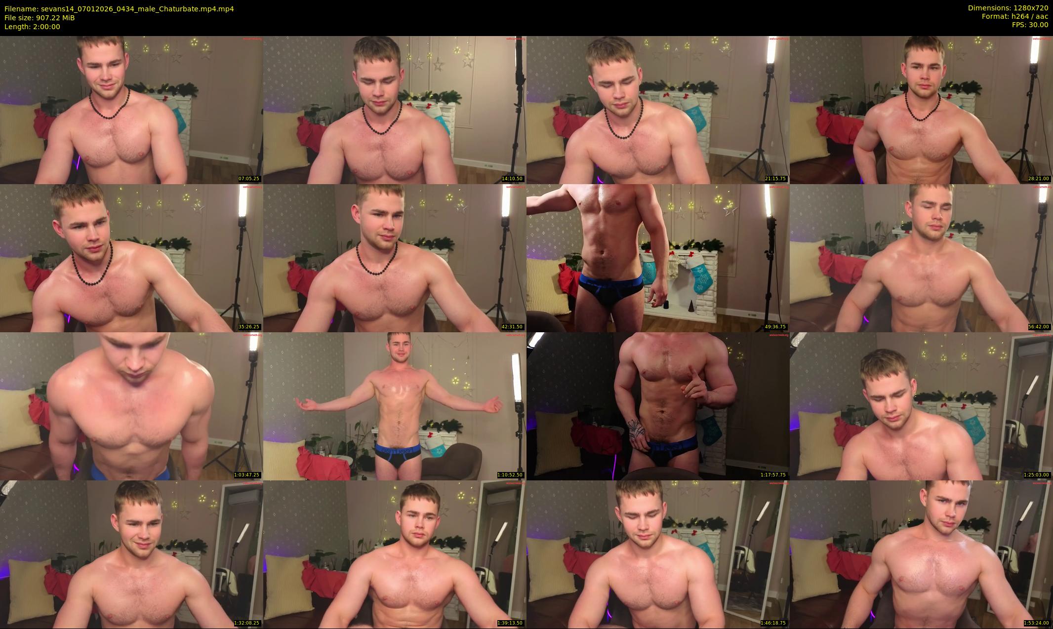 sevans14 — 120 minute Chaturbate male cam show recording, 720p, Jan 7, 2026