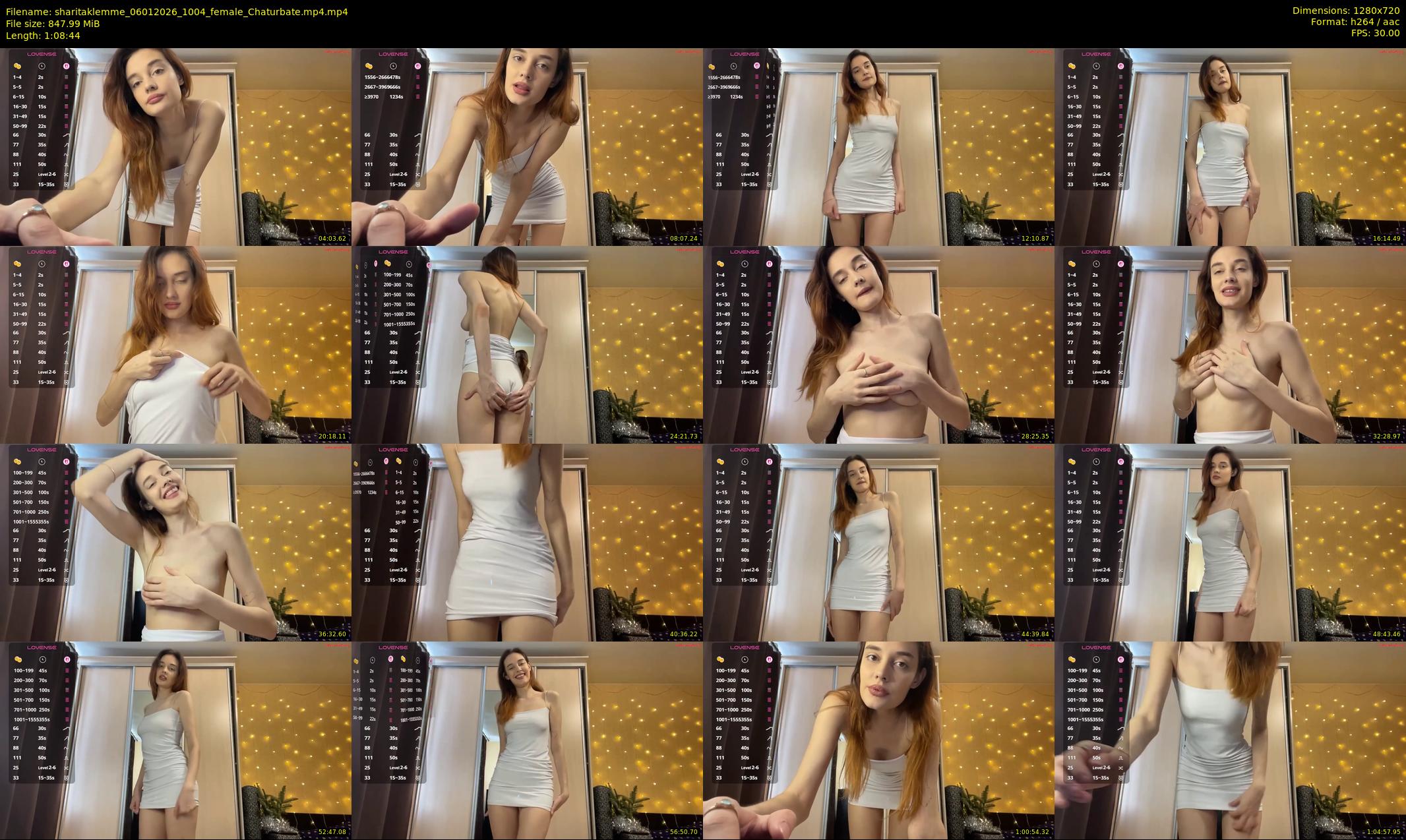 sharitaklemme — 69 minute Chaturbate female cam show recording, 720p, Jan 6, 2026