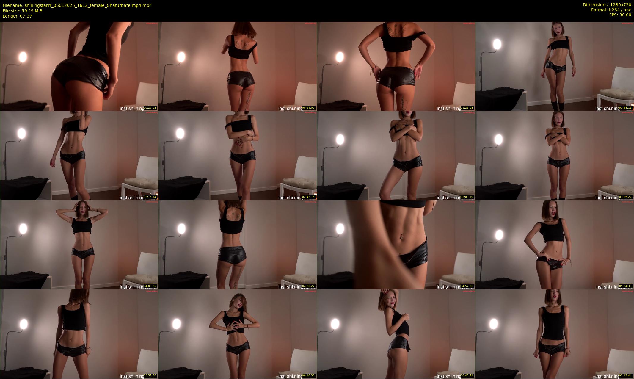 shiningstarrr — 8 minute Chaturbate female cam show recording, 720p, Jan 6, 2026