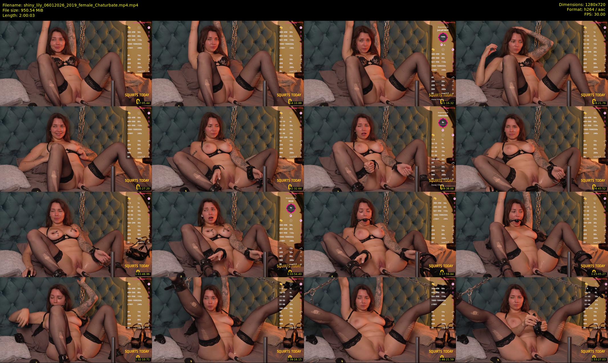 shiny_lily — 121 minute Chaturbate female cam show recording, 720p, Jan 6, 2026