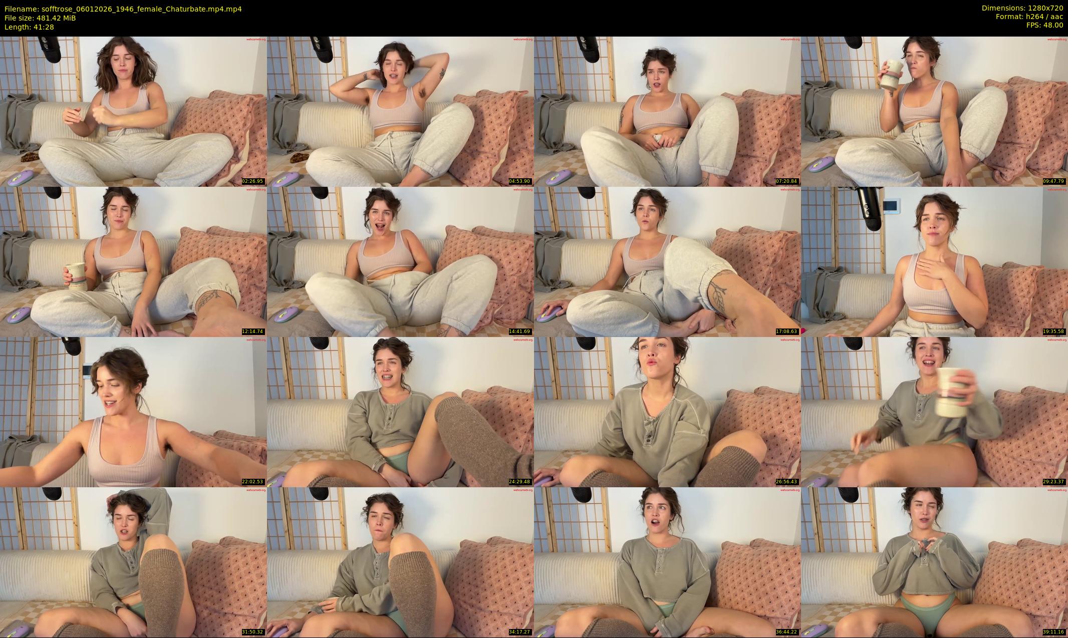 sofftrose — 42 minute Chaturbate female cam show recording, 720p, Jan 6, 2026
