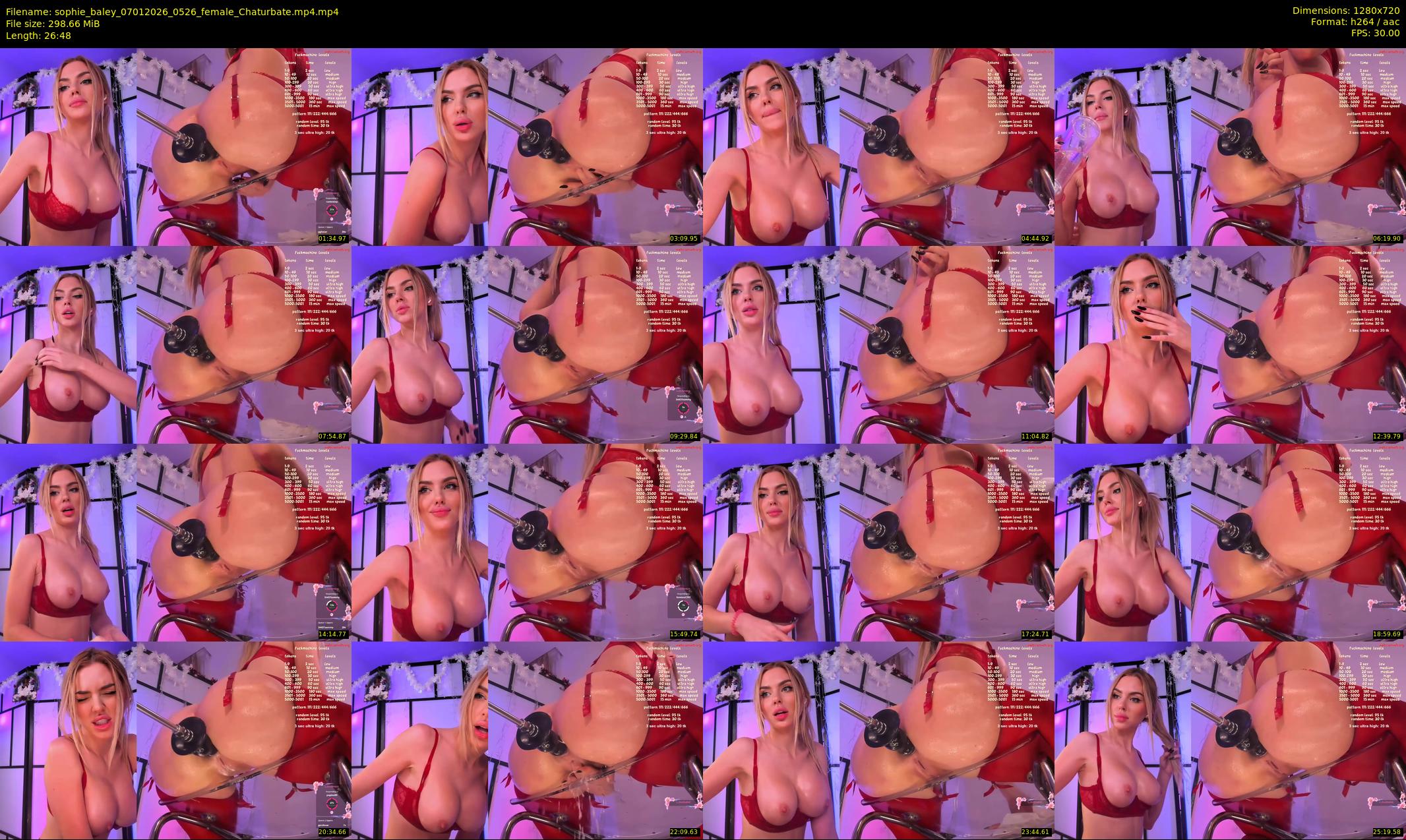 sophie_baley — 27 minute Chaturbate female cam show recording, 720p, Jan 7, 2026