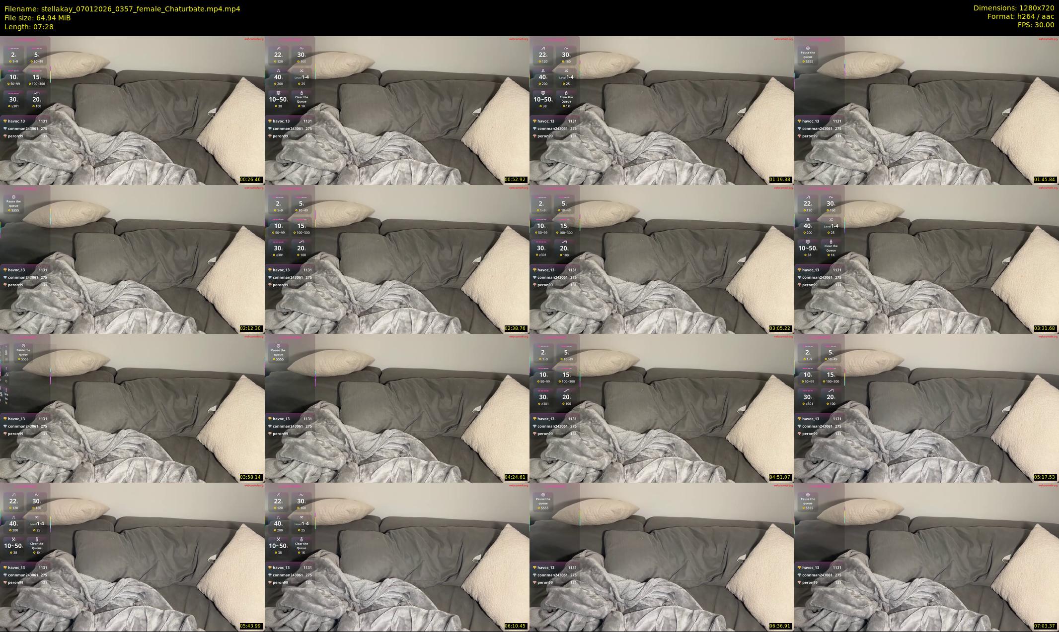 stellakay — 8 minute Chaturbate female cam show recording, 720p, Jan 7, 2026