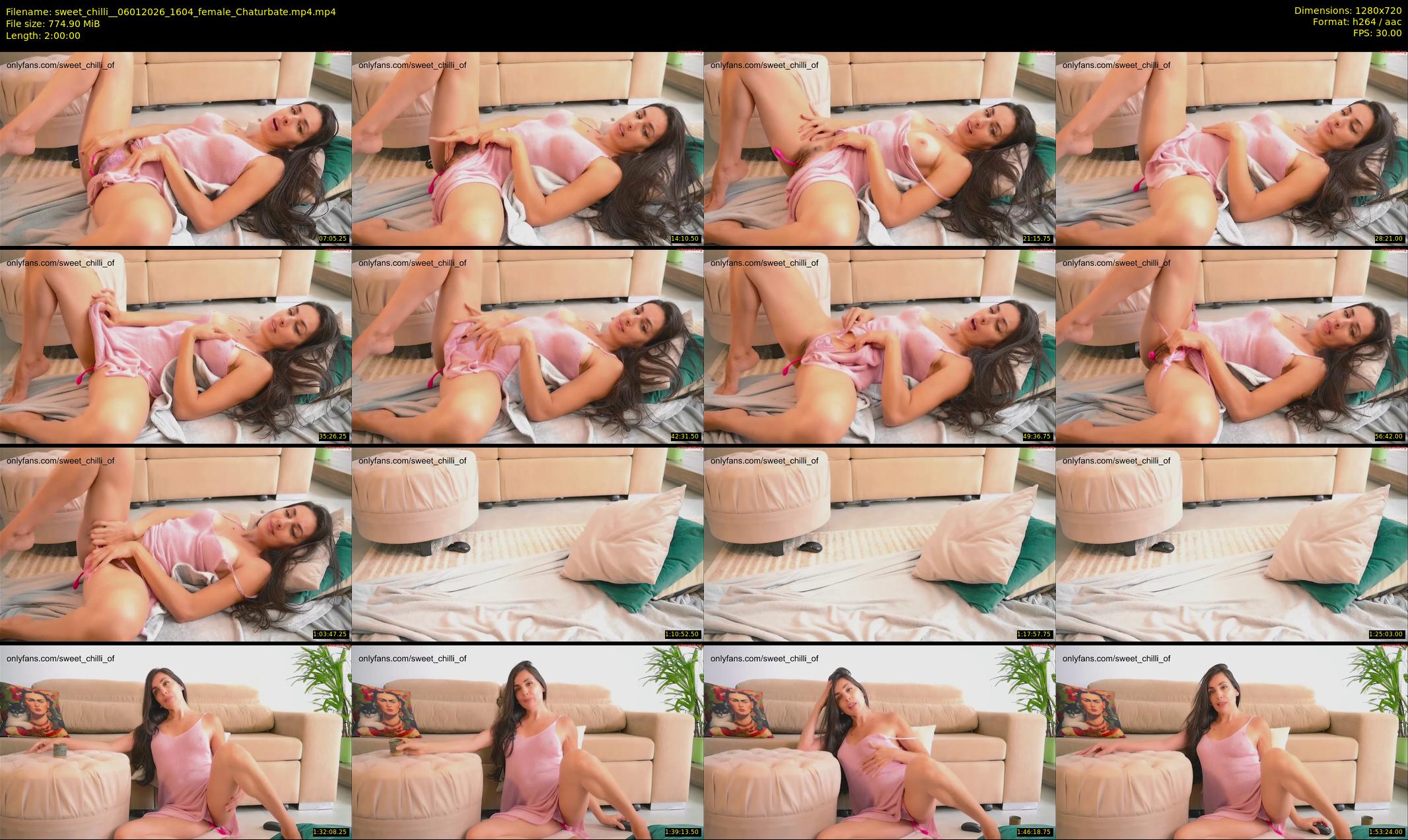 sweet_chilli_ — 120 minute Chaturbate female cam show recording, 720p, Jan 6, 2026