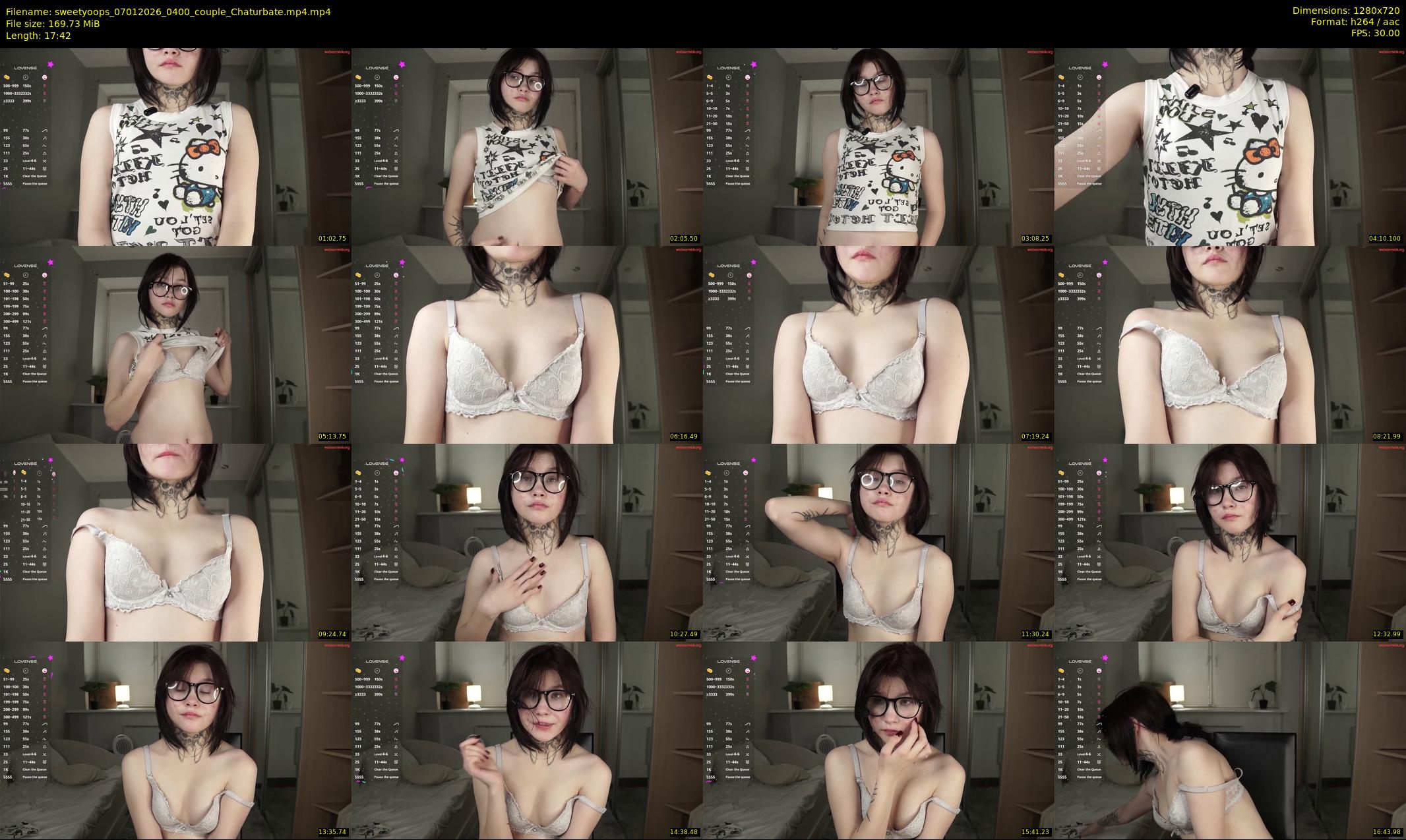 sweetyoops — 18 minute Chaturbate female cam show recording, 720p, Jan 7, 2026