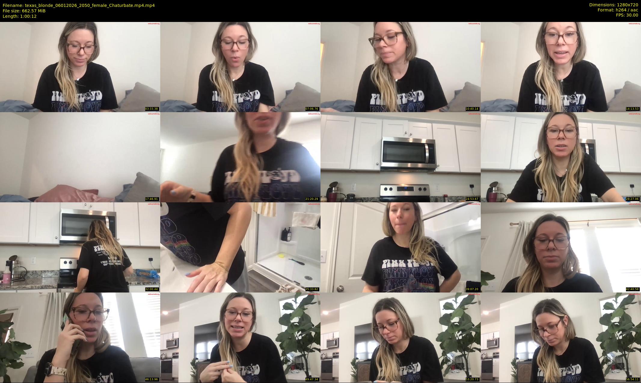 texas_blonde — 61 minute Chaturbate female cam show recording, 720p, Jan 6, 2026