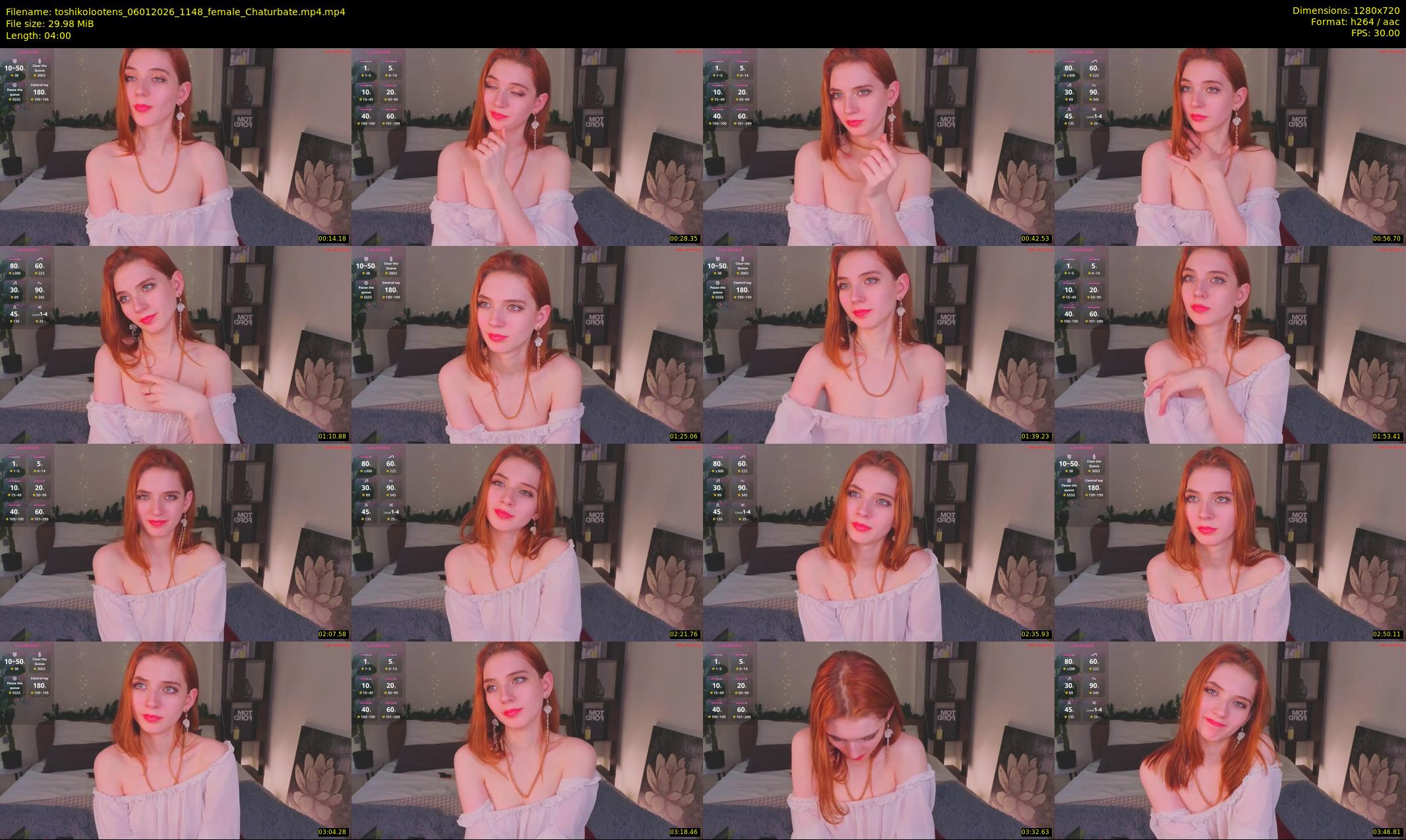 toshikolootens — 4 minute Chaturbate female cam show recording, 720p, Jan 6, 2026