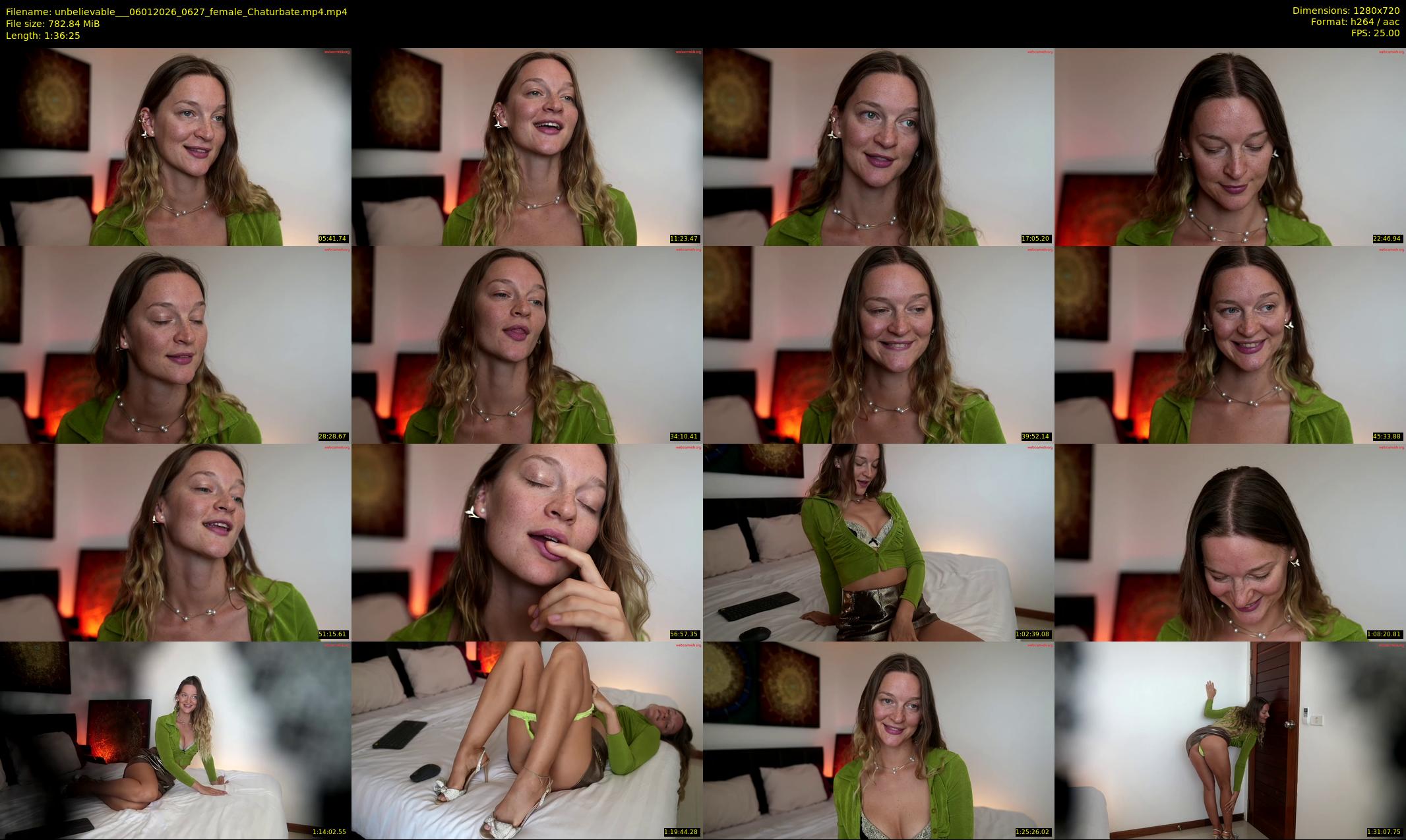 unbelievable__ — 97 minute Chaturbate female cam show recording, 720p, Jan 6, 2026