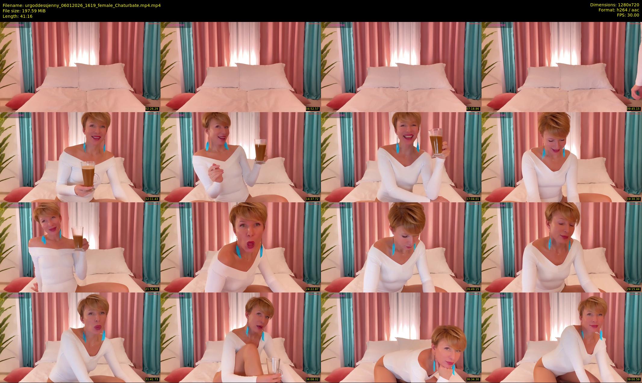 urgoddessjenny — 42 minute Chaturbate female cam show recording, 720p, Jan 6, 2026