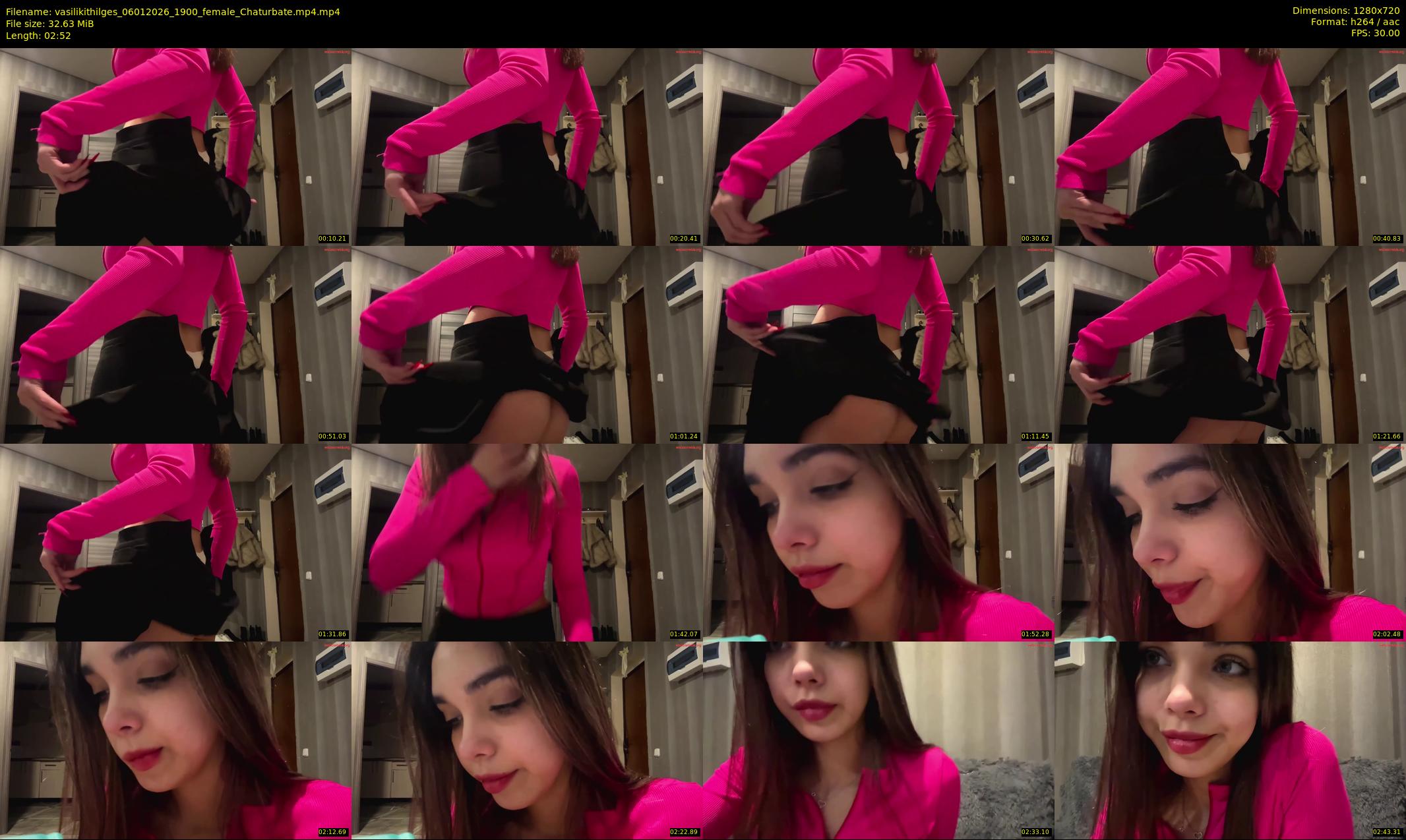vasilikithilges — 3 minute Chaturbate female cam show recording, 720p, Jan 6, 2026