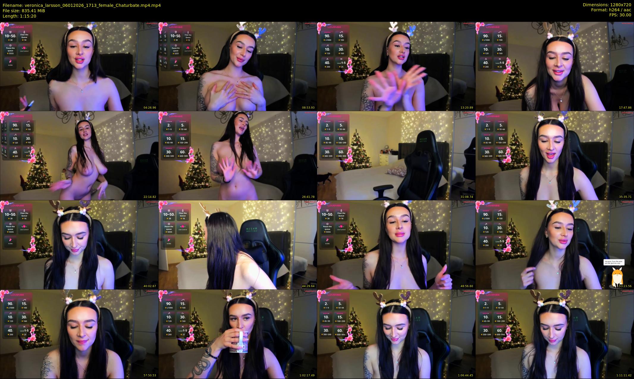 veronica_larsson — 76 minute Chaturbate female cam show recording, 720p, Jan 6, 2026