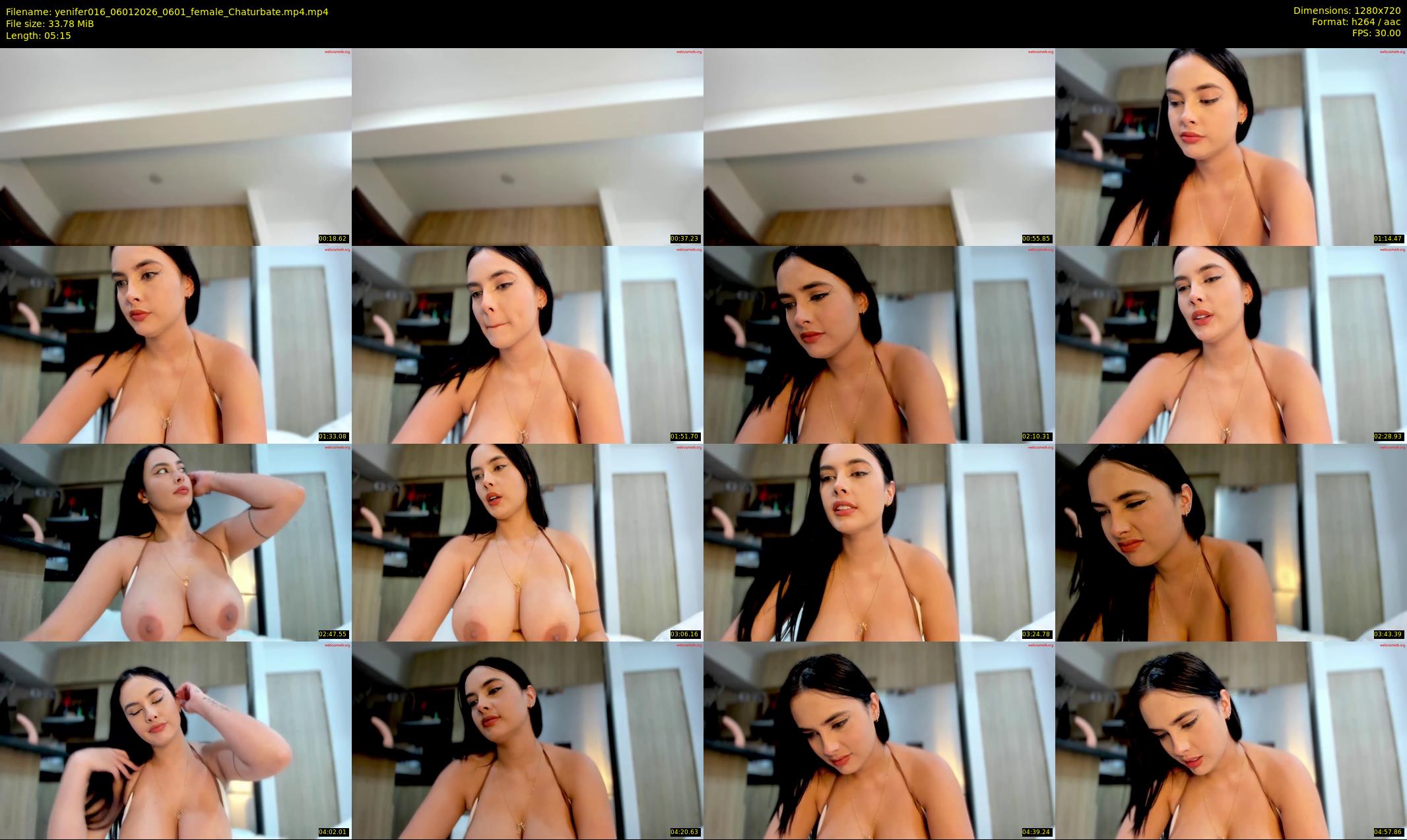 yenifer016 — 6 minute Chaturbate female cam show recording, 720p, Jan 6, 2026