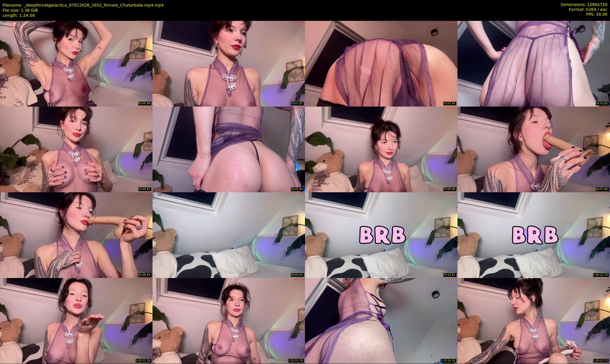 _deepthroatgalactica — 85 minute Chaturbate couple cam show recording, 720p, Jan 7, 2026