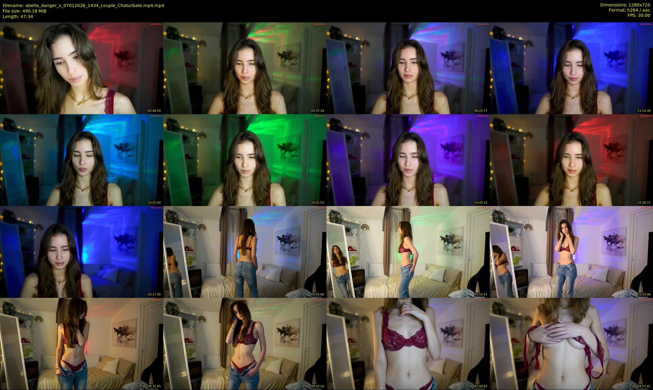abella_danger_x — 48 minute Chaturbate female cam show recording, 720p, Jan 7, 2026