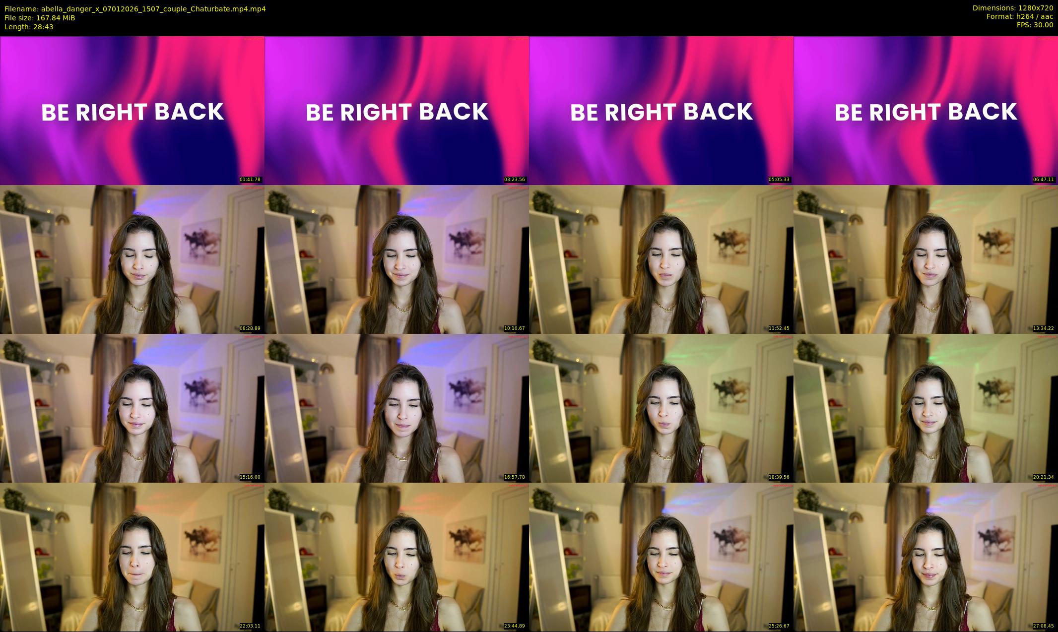 abella_danger_x — 29 minute Chaturbate female cam show recording, 720p, Jan 7, 2026