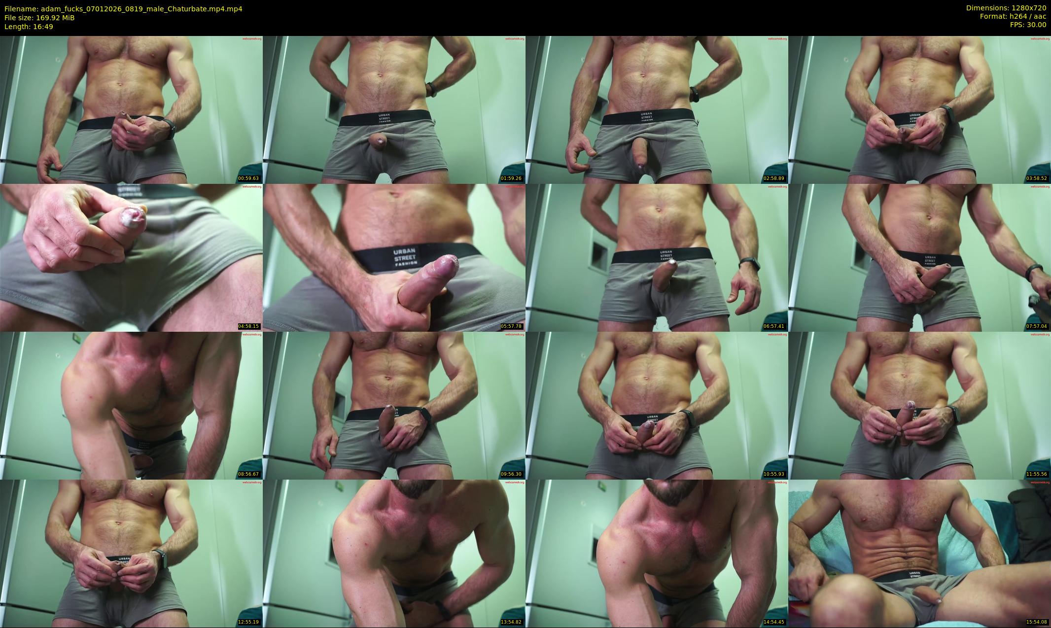 adam_fucks — 17 minute Chaturbate male cam show recording, 720p, Jan 7, 2026